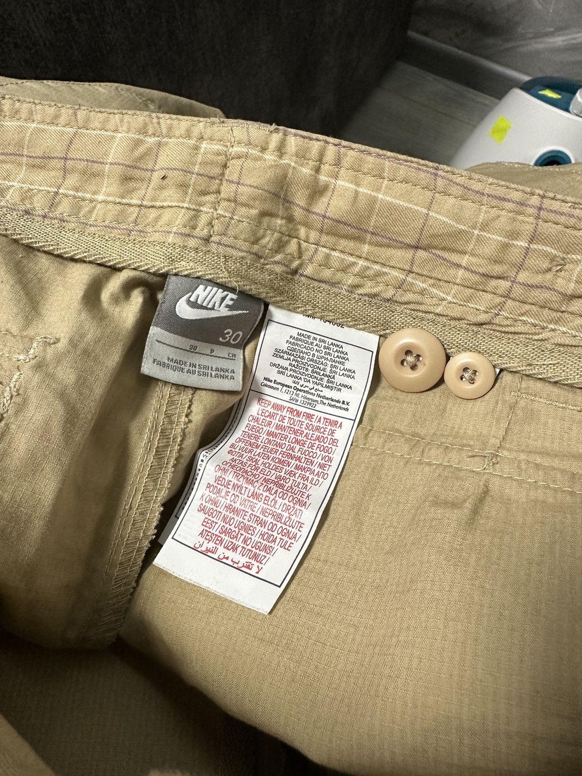 Nike × Vintage Vintage Nike Cargo Track Pants Y2K Size US 30 / EU 46 - 6 Thumbnail
