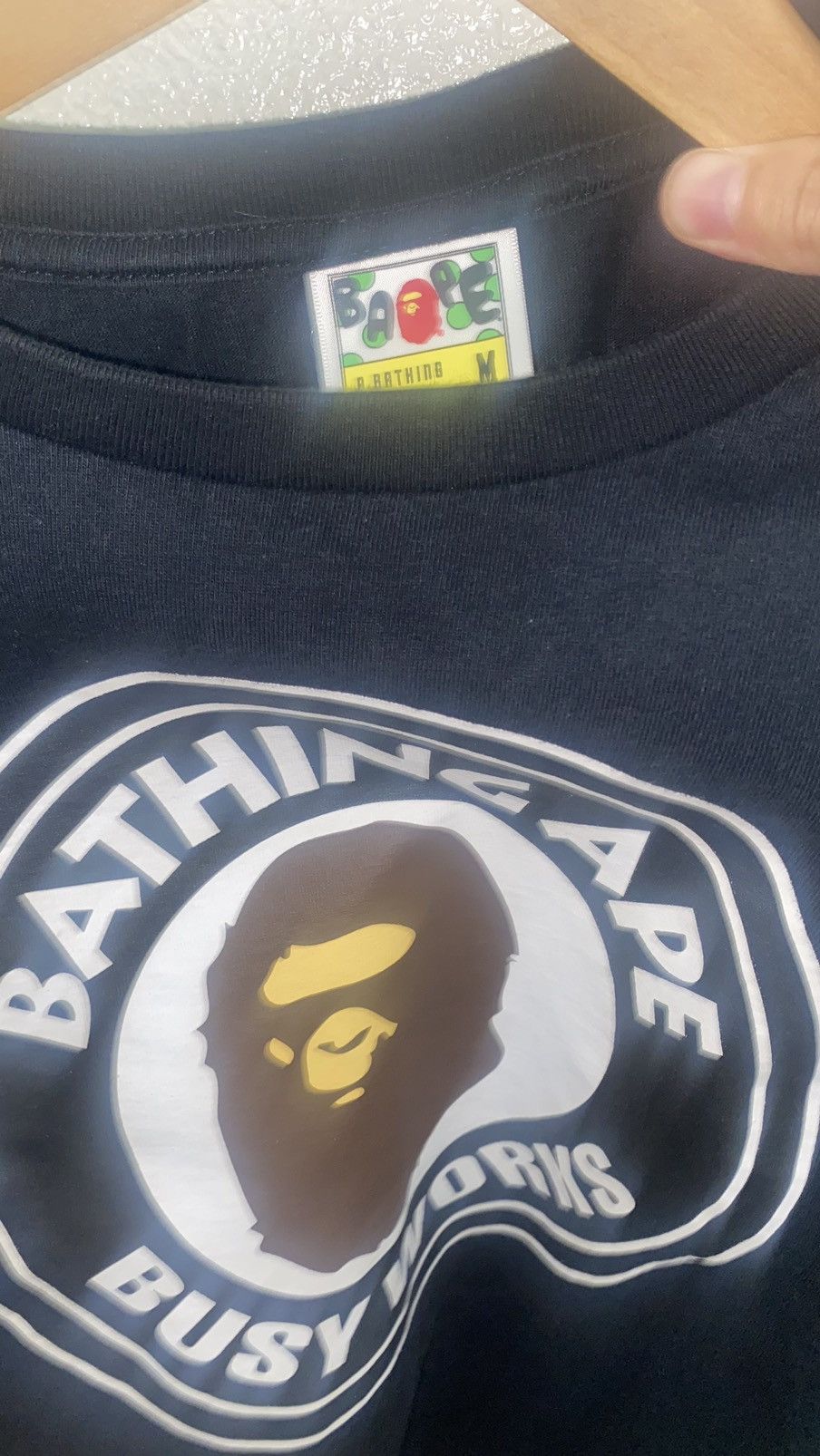 Bape Busy Works L/S Tee (2016) Size US M / EU 48-50 / 2 - 5 Thumbnail