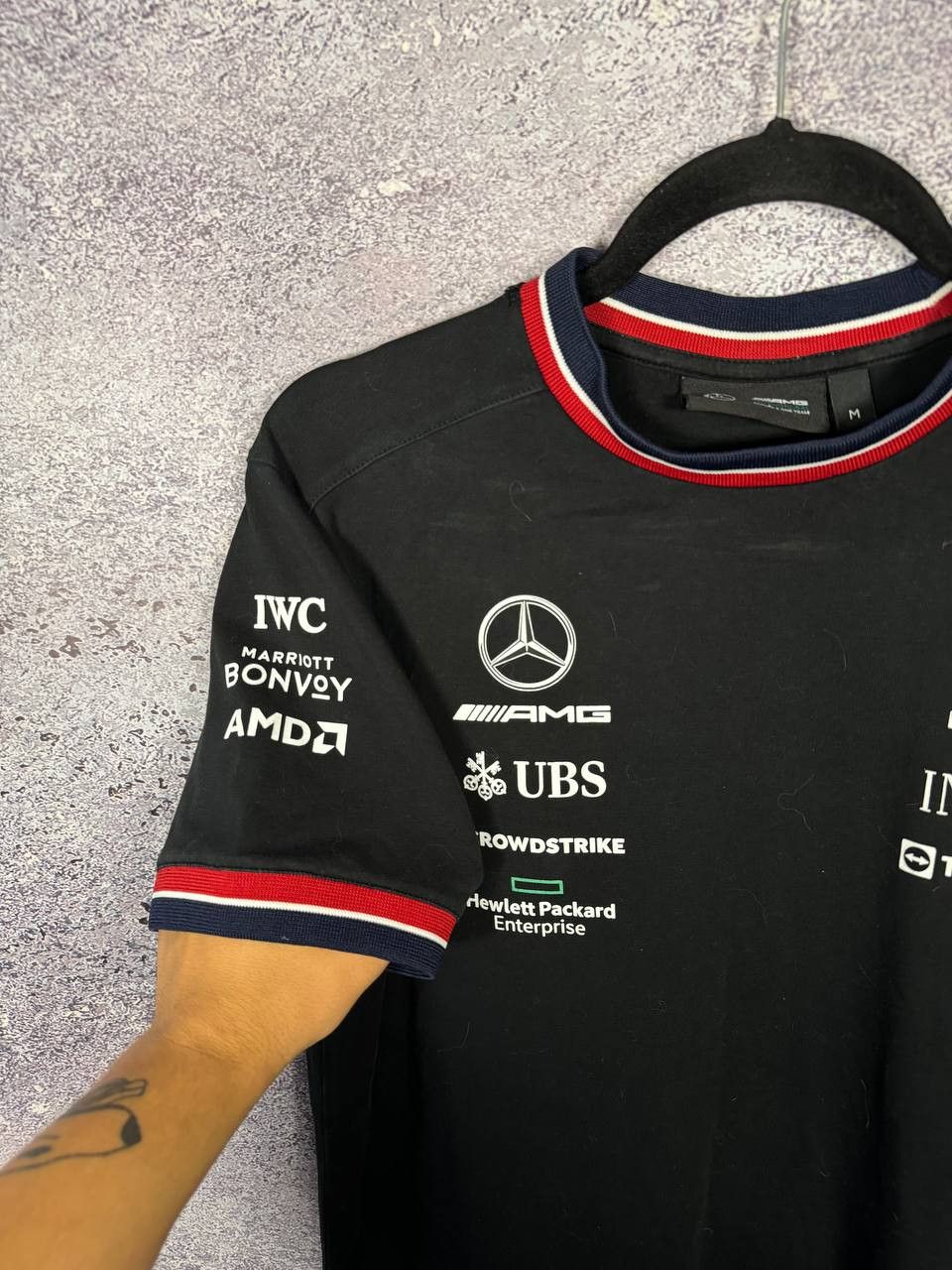 Mercedes-Benz Mercedes F1 Petronas Team 2022 Formula 1 Jersey Size US M / EU 48-50 / 2 - 8 Thumbnail