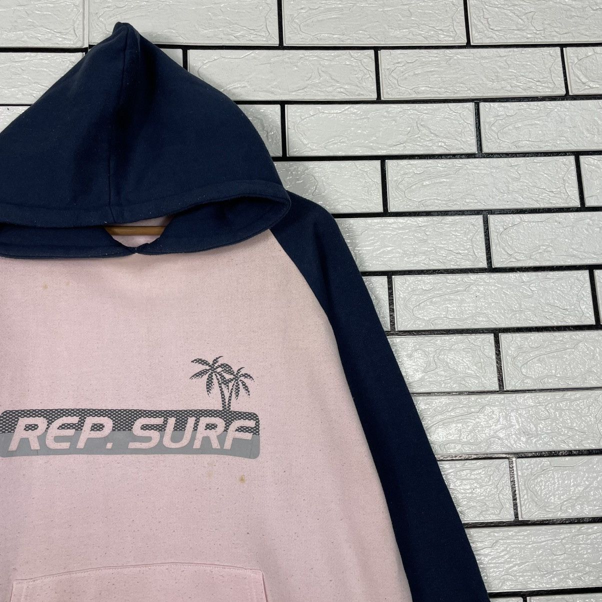 Japanese Brand Plevo Rep Surf Two Tone Pullover Hoodie Size US L / EU 52-54 / 3 - 5 Thumbnail