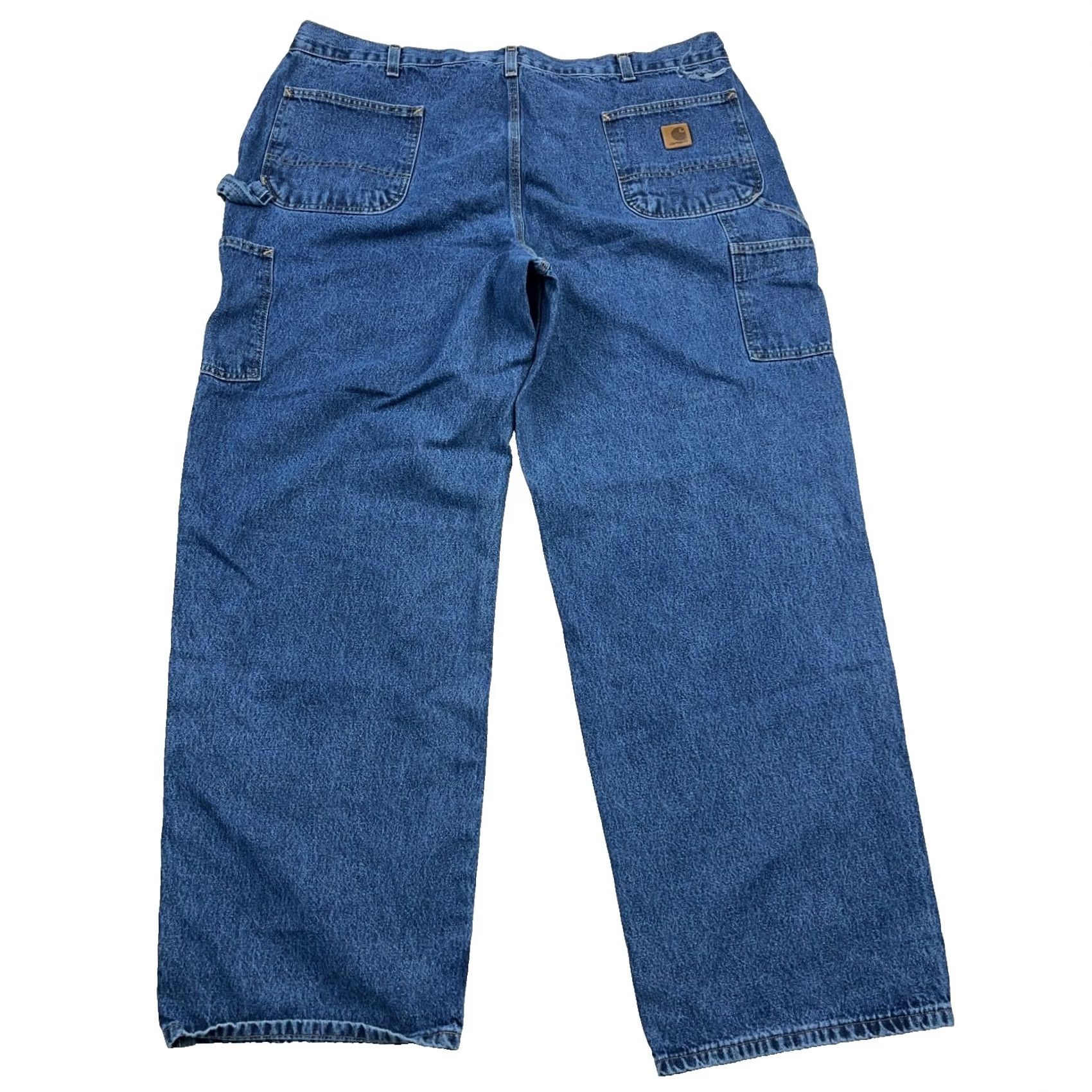 Carhartt Carhartt Jeans Men 44x32 Carpenter Dungaree Fit Baggy VTG Y2K Distressed Worn Size US 44 / EU 60 - 2 Thumbnail