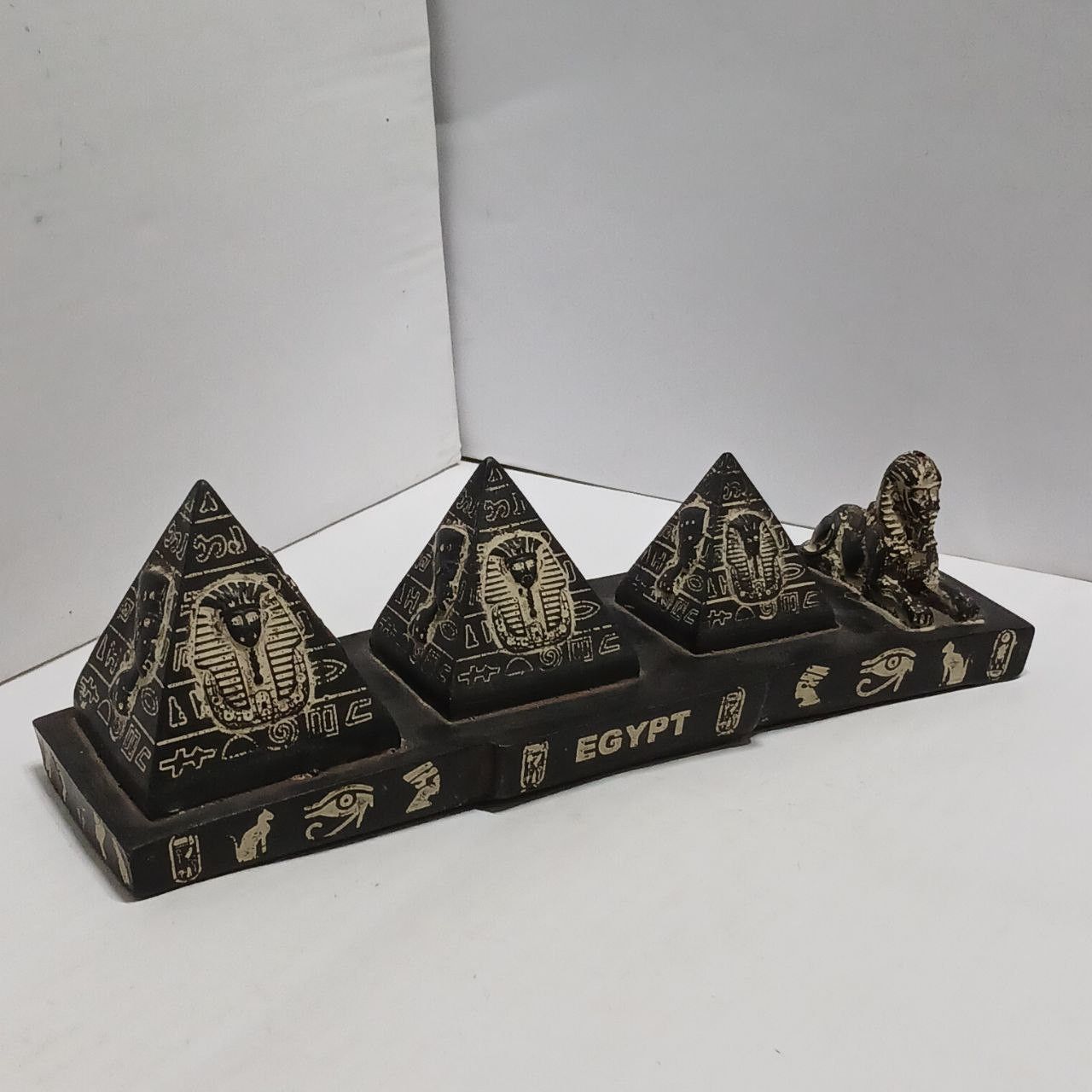 Handmade Handcrafted Egypt pyramids and sphinx statue home decor Size ONE SIZE - 3 Thumbnail