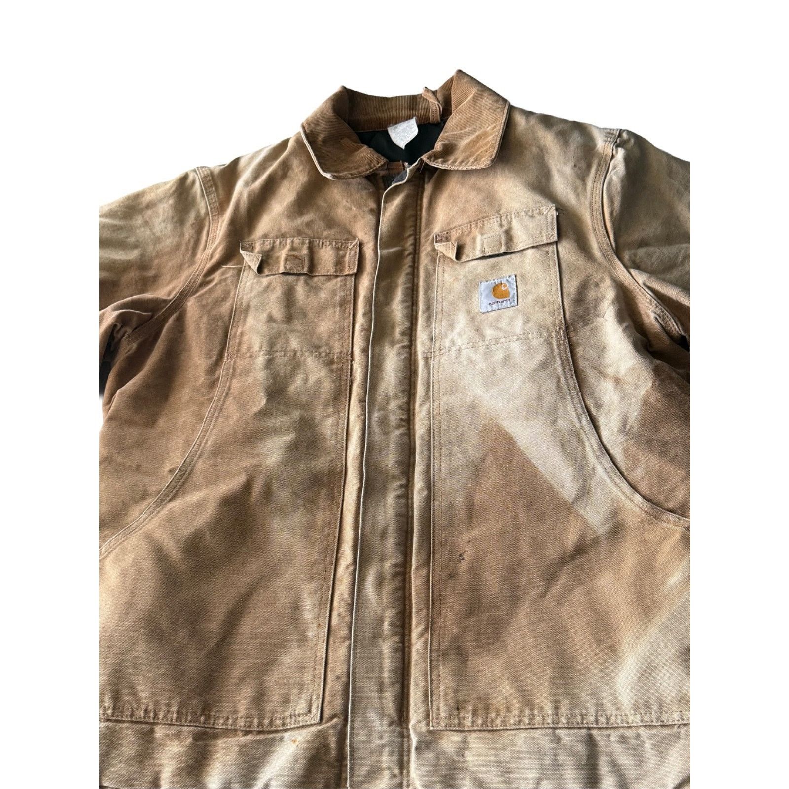 Carhartt Vintage Carhartt BrownDuck Quilted Work Jacket Size 44 CQ186 Size US XL / EU 56 / 4 - 3 Thumbnail