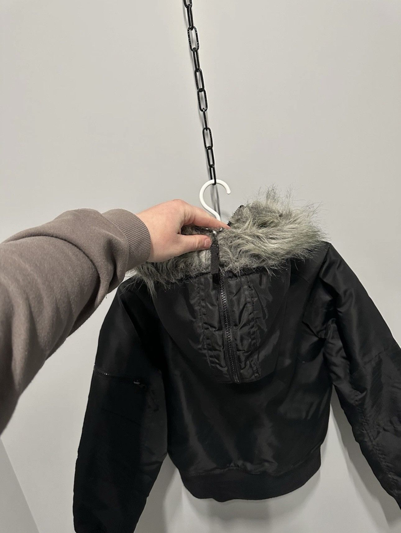 Hysteric Glamour Vintage Avant Garde Japanese Hysteric Style Boomber Fur Y2K Size S / US 4 / IT 40 - 12 Thumbnail