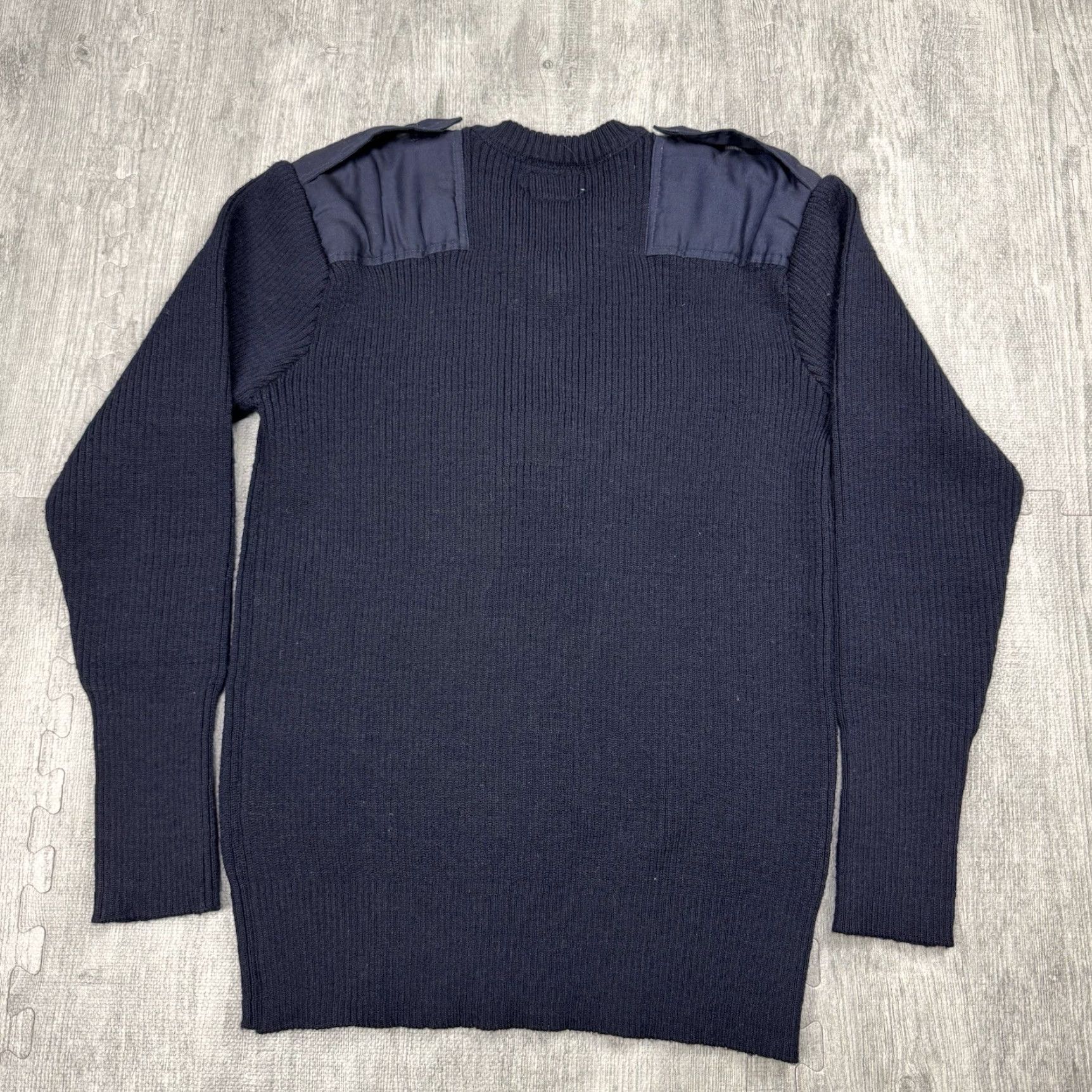 Commando MEYERS UNIFORMS NYC COMMANDO SWEATER NAVY BLUE HEAVYWEIGHT KNIT POLY SILK XL Size US XL / EU 56 / 4 - 4 Thumbnail
