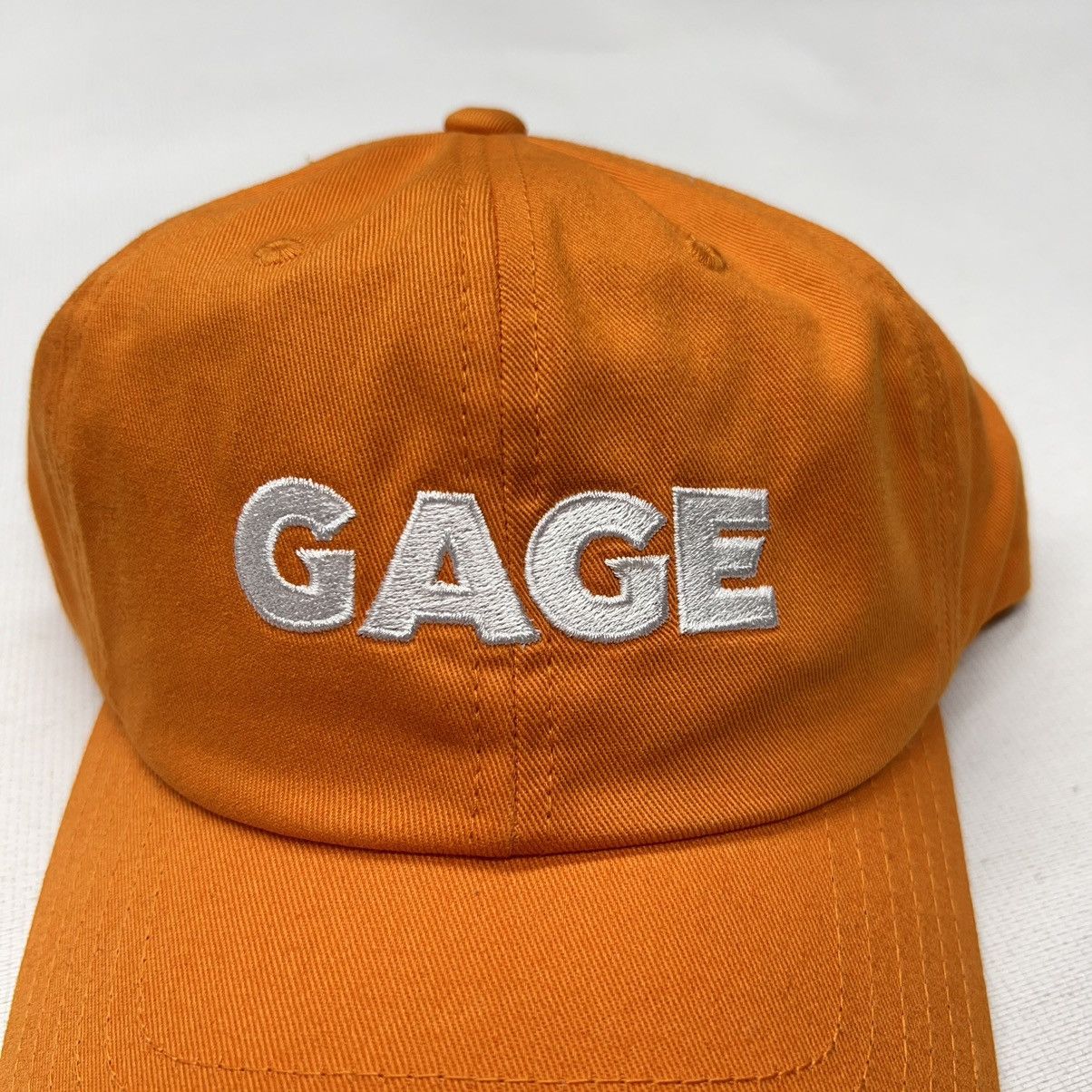 Other Gage Cannabis Hat Cap Mens Orange Snapback Embroidered Logo Size ONE SIZE - 3 Thumbnail