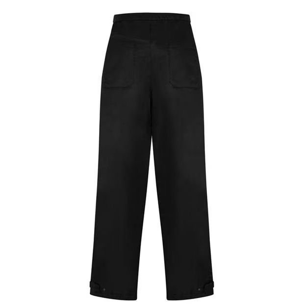 Valentino o1g2r1mq0724 Nylon Wide Trousers in Black Size US 34 / EU 50 - 2 Thumbnail