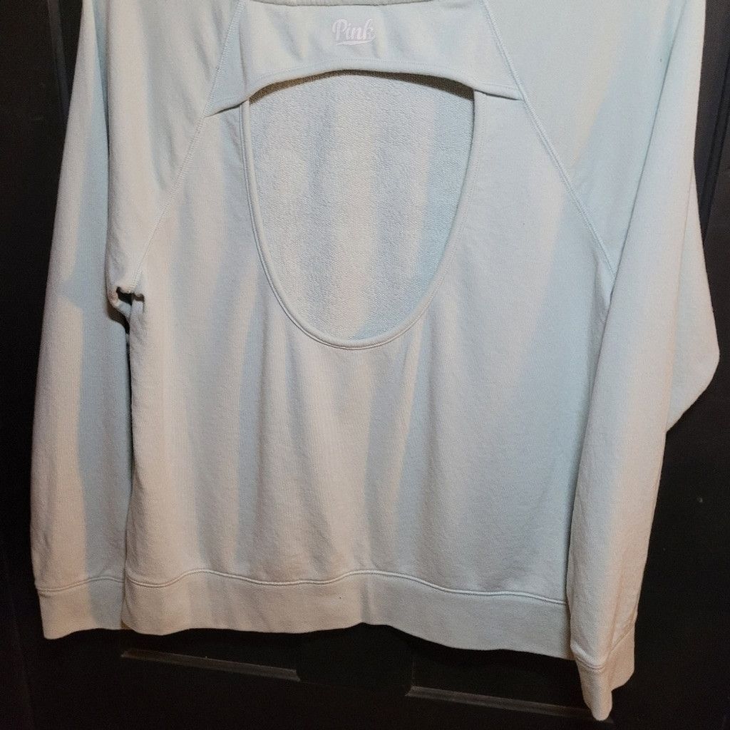 Pink PINK Victoria Secret, light green sweatshirt, GUC, Small Size XS / US 0-2 / IT 36-38 - 7 Thumbnail