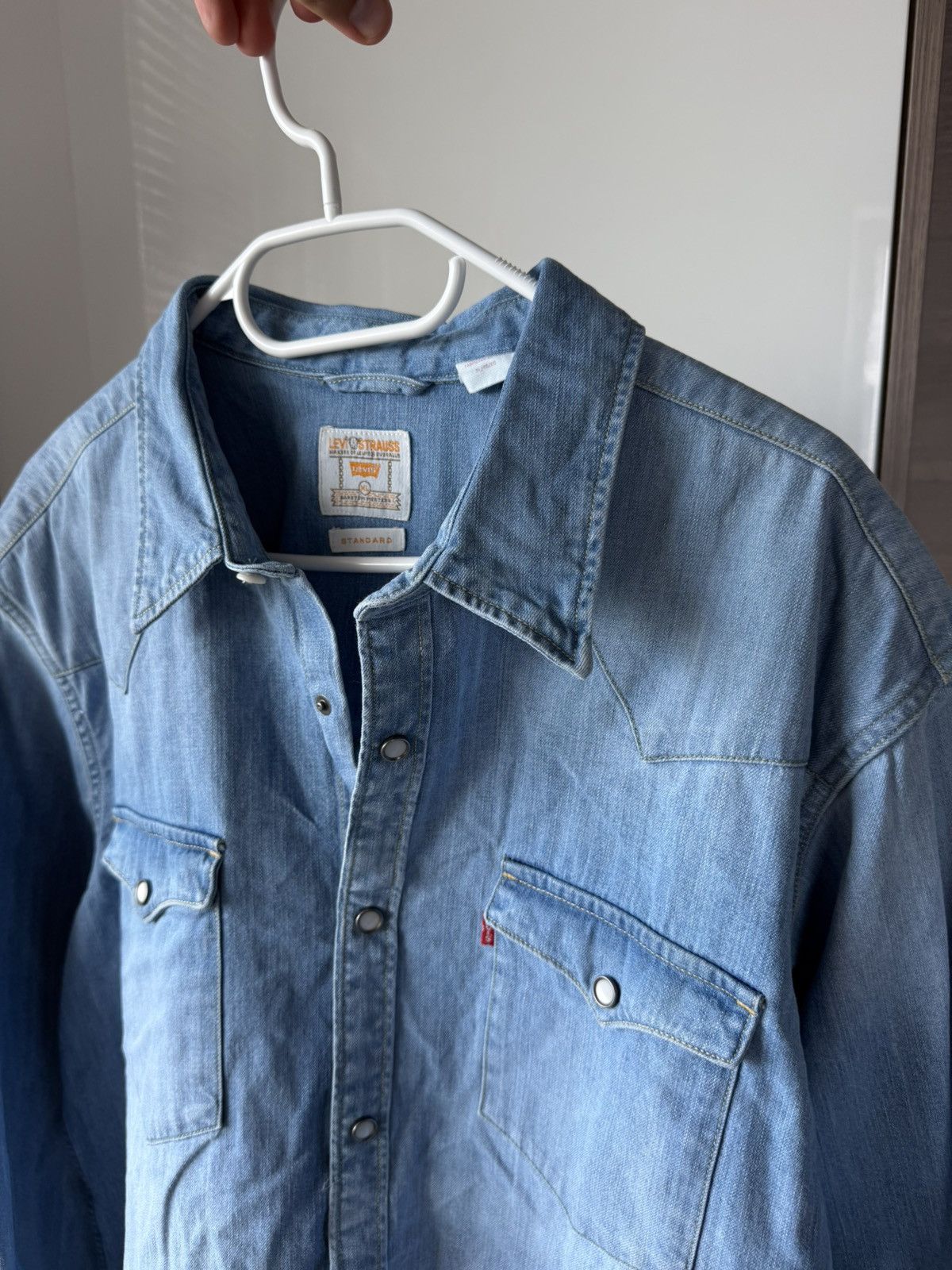 Levi's Levi’s Barstow Western Standard Cowboy Jacket Shirt Size US XL / EU 56 / 4 - 3 Thumbnail