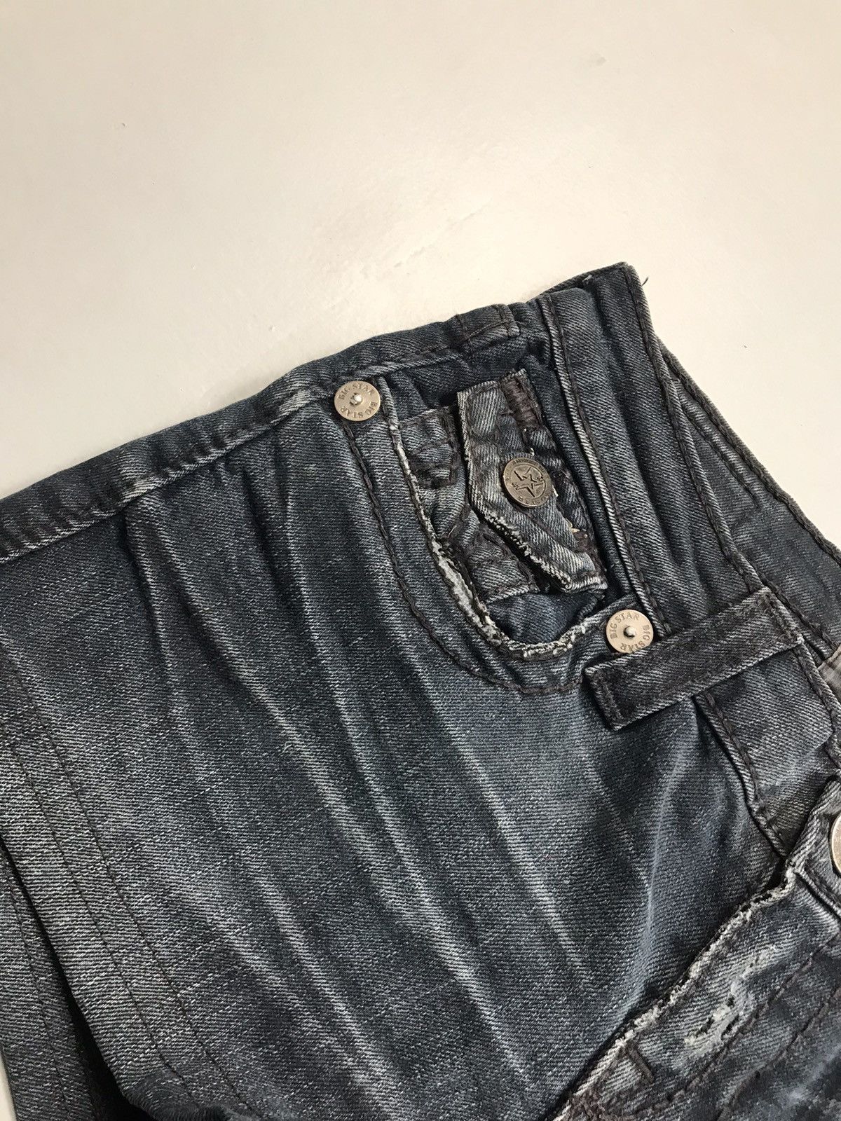 Miss Me Vintage hiphop stone mid short Size 30" / US 8 / IT 44 - 6 Thumbnail