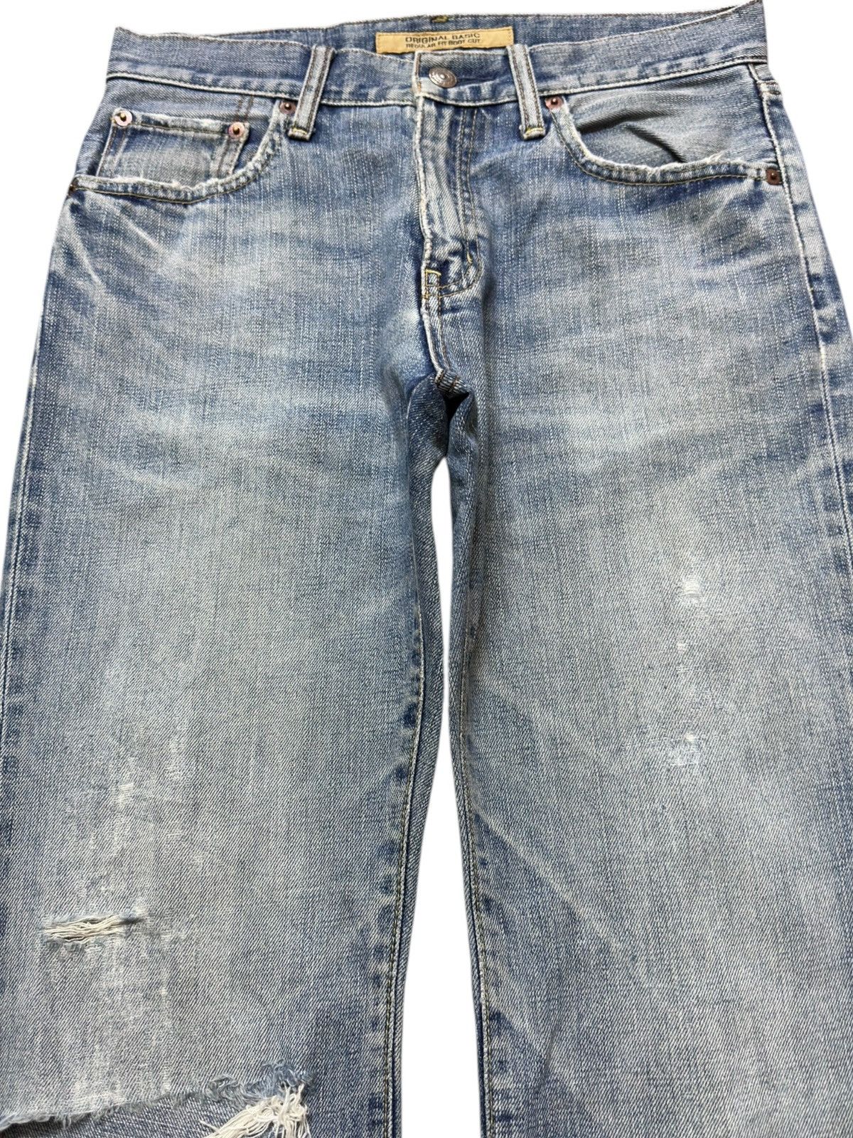 Uniqlo Vintage Uniqlo B-002 Flare Bootcut Faded Denim Size US 30 / EU 46 - 2 Thumbnail