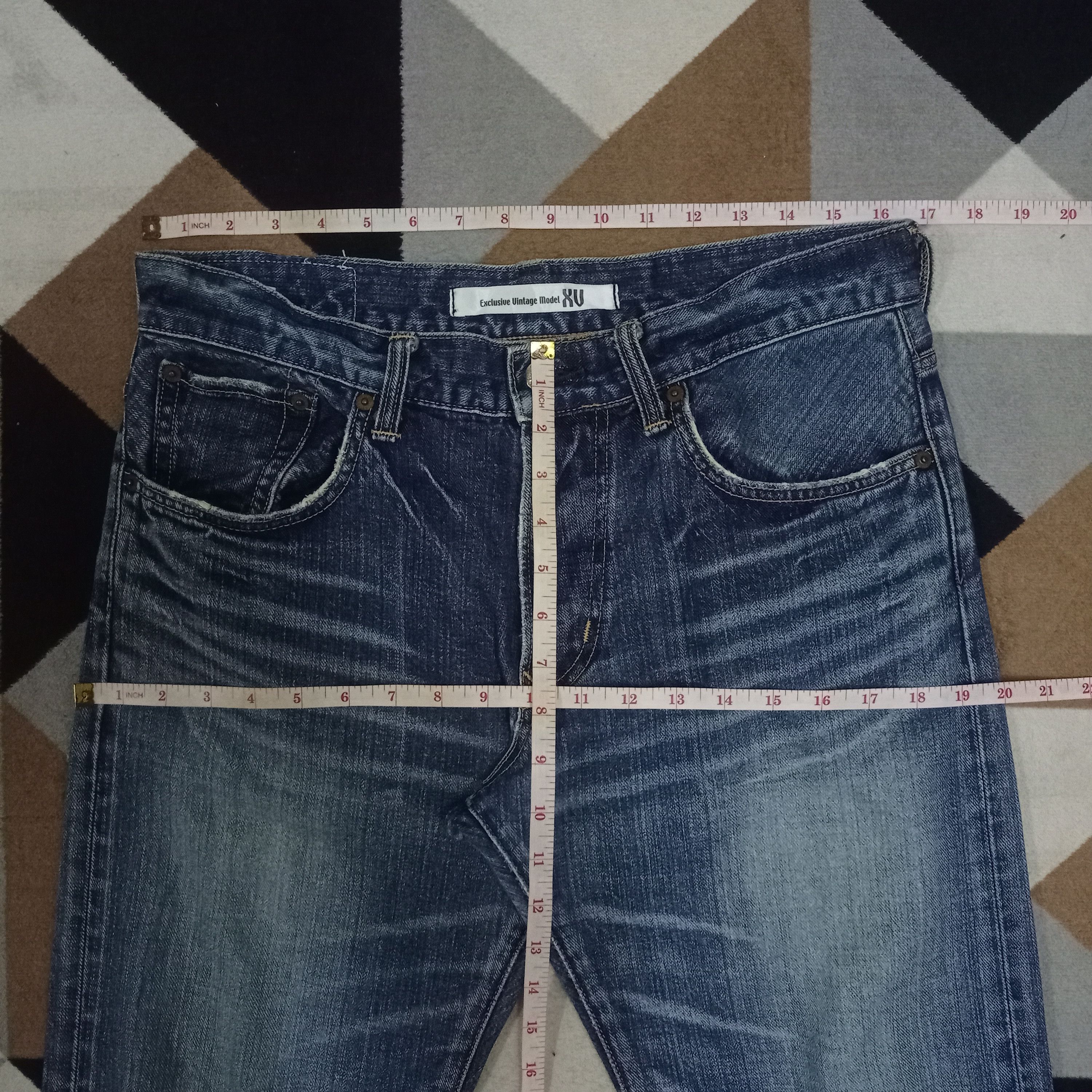 Edwin Exclusive Vintage Edwin XV Blue Wash Baggy Jeans 33x29 Size US 33 - 10 Thumbnail