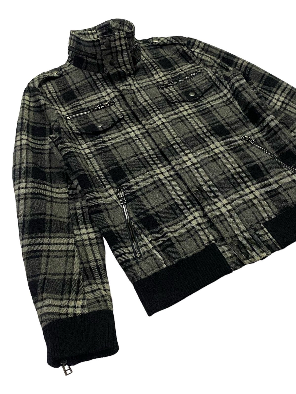 If Six Was Nine × Japanese Brand × semanticdesign SemanticDesign Checkered Wool Jacket Size US L / EU 52-54 / 3 - 20 Thumbnail