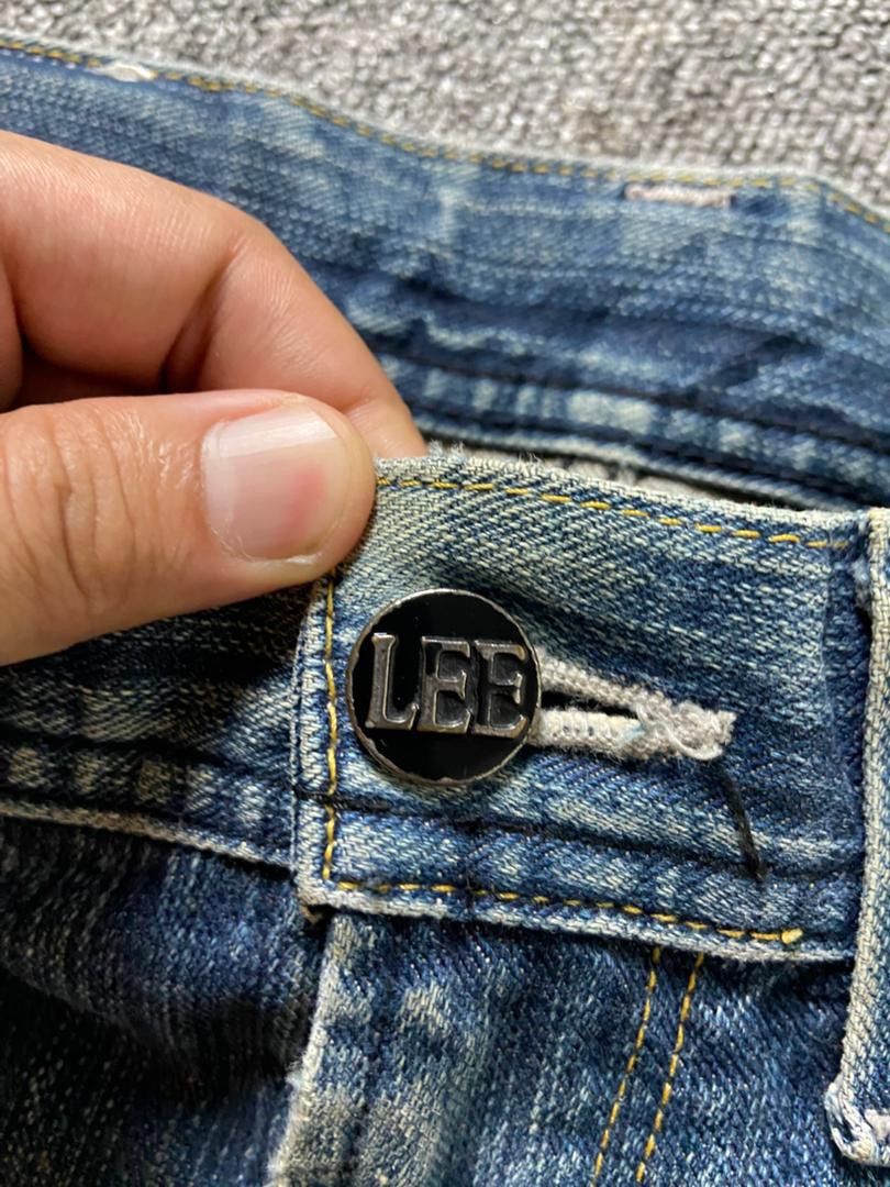 Lee Lee Riders Distressed Denim Ripped Jeans (184) Size US 32 / EU 48 - 5 Thumbnail