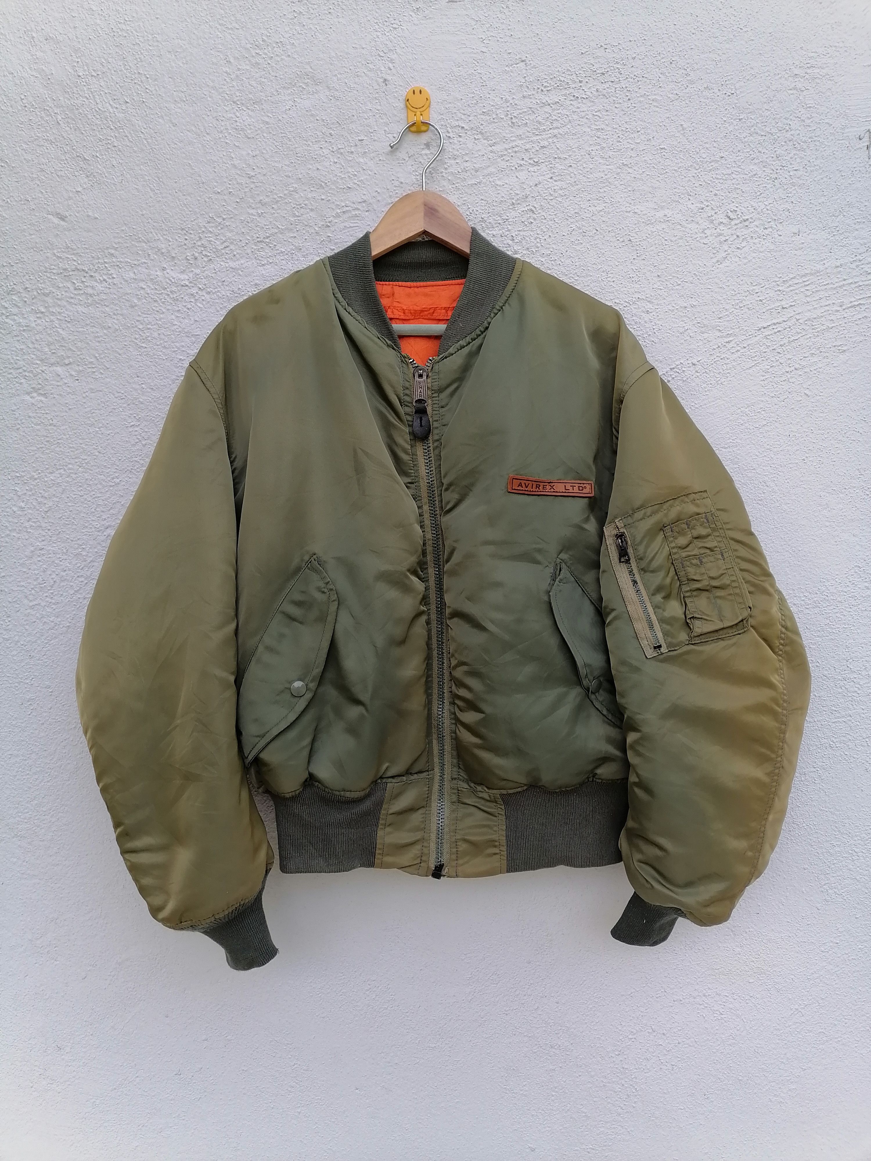 Avirex × Vintage Vintage Avirex Usa MA-1 Sun Faded Bomber Jackets Size US L / EU 52-54 / 3 - 2 Thumbnail