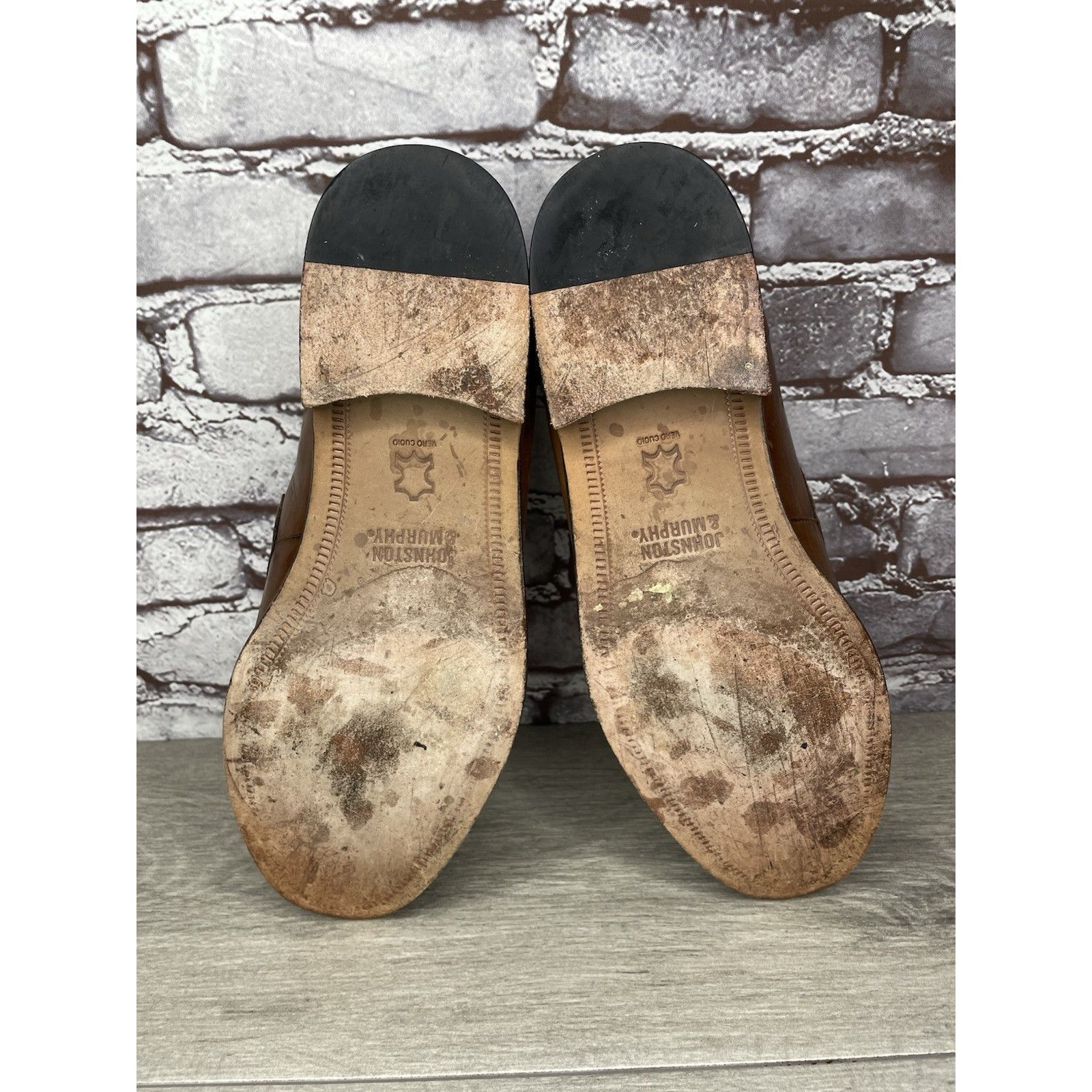 Johnston & Murphy Johnston & Murphy Brown Leather Tassel Loafers Dress Shoes M Size US 11.5 / EU 44-45 - 7 Thumbnail