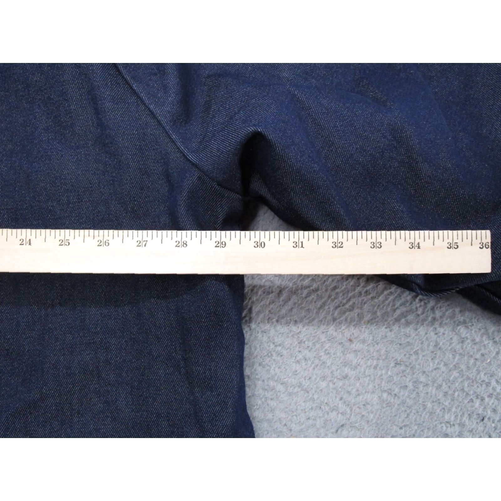 Denime VINTAGE Mitchellville Blue Denim Snap Up Quilt Lined Jacket Mens Size 54/56 Size US L / EU 52-54 / 3 - 4 Thumbnail