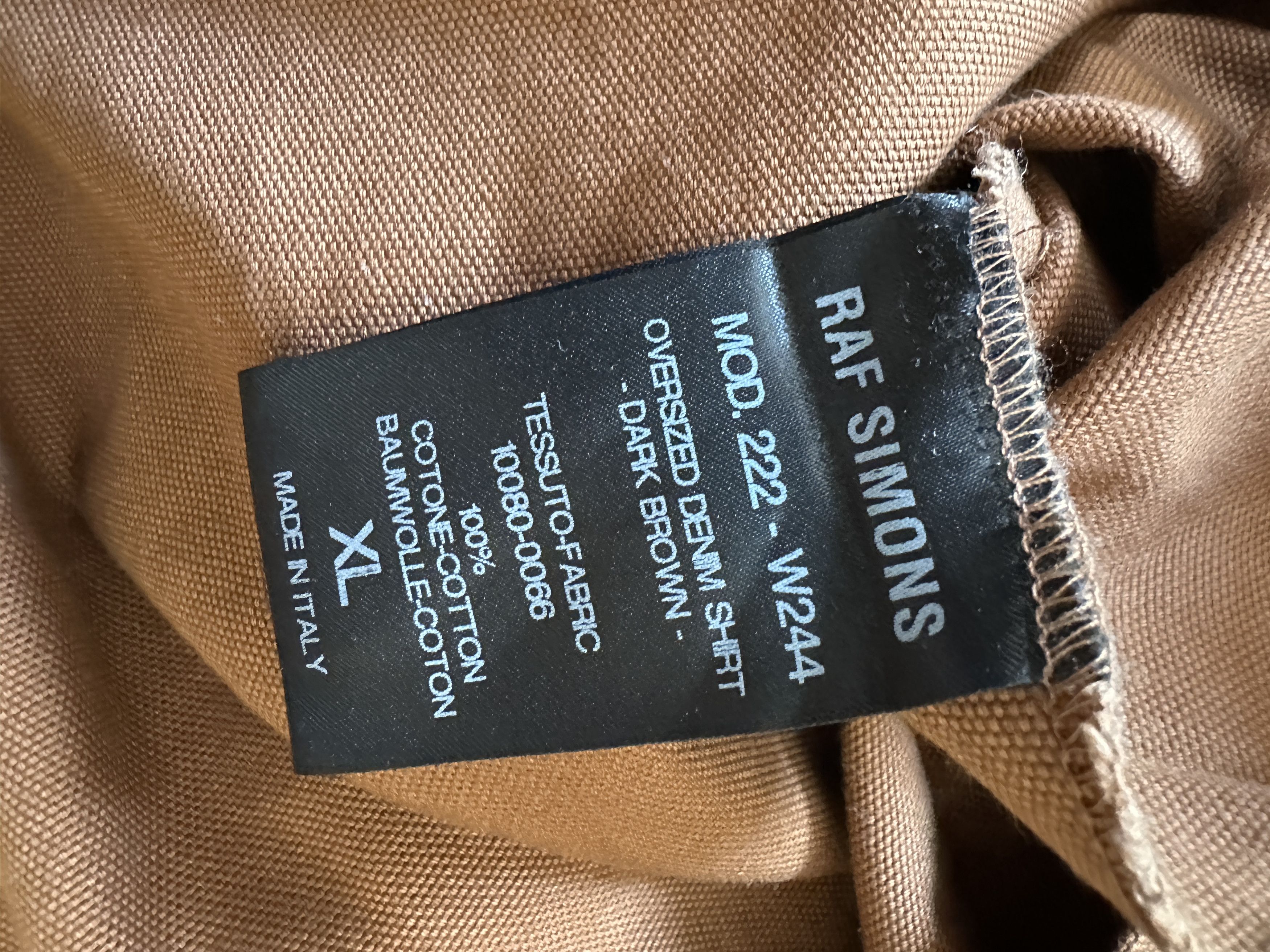 Raf Simons Raf Simons Oversized Denim Shirt Size US XXL / EU 58 / 5 - 8 Thumbnail