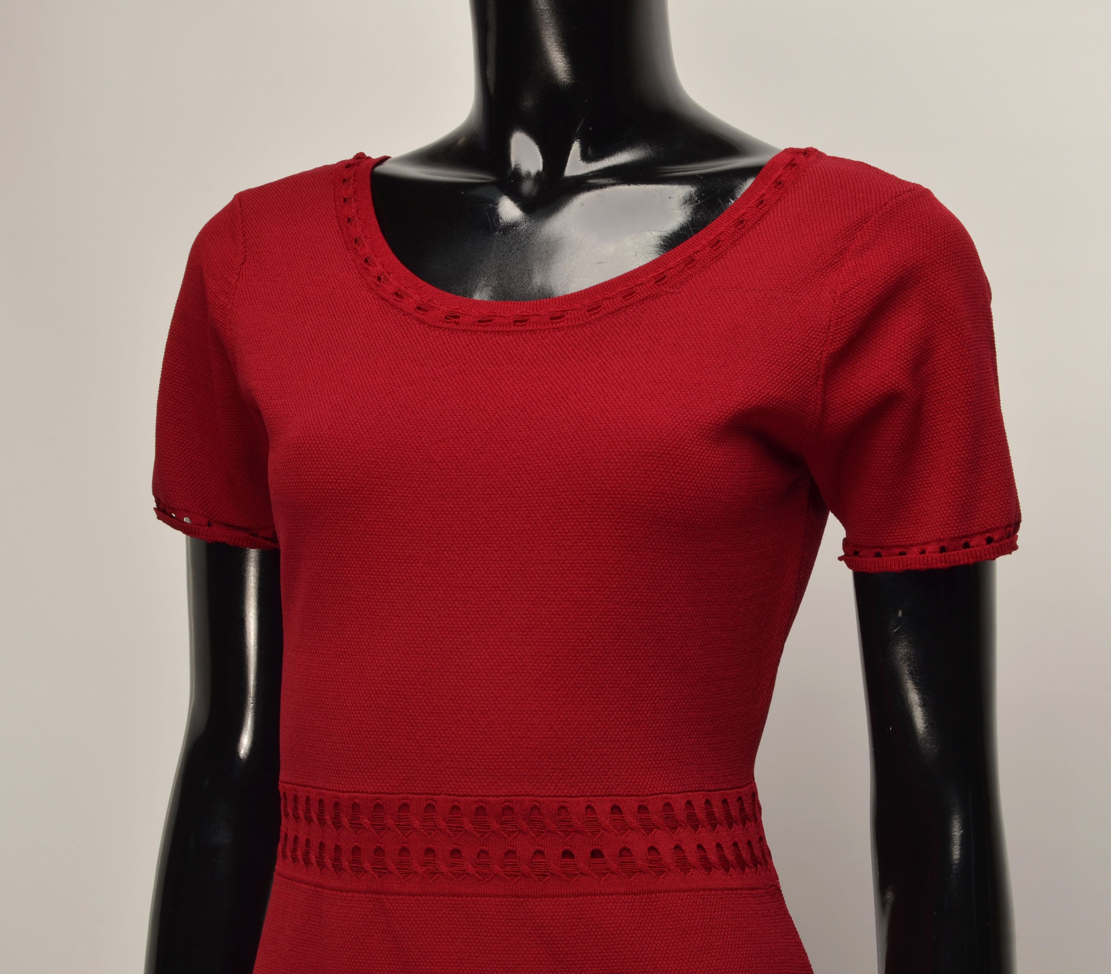 Sandro Sandro Paris Coquette Cherry Fit & Flare Mini Dress Size S / US 4 / IT 40 - 2 Thumbnail