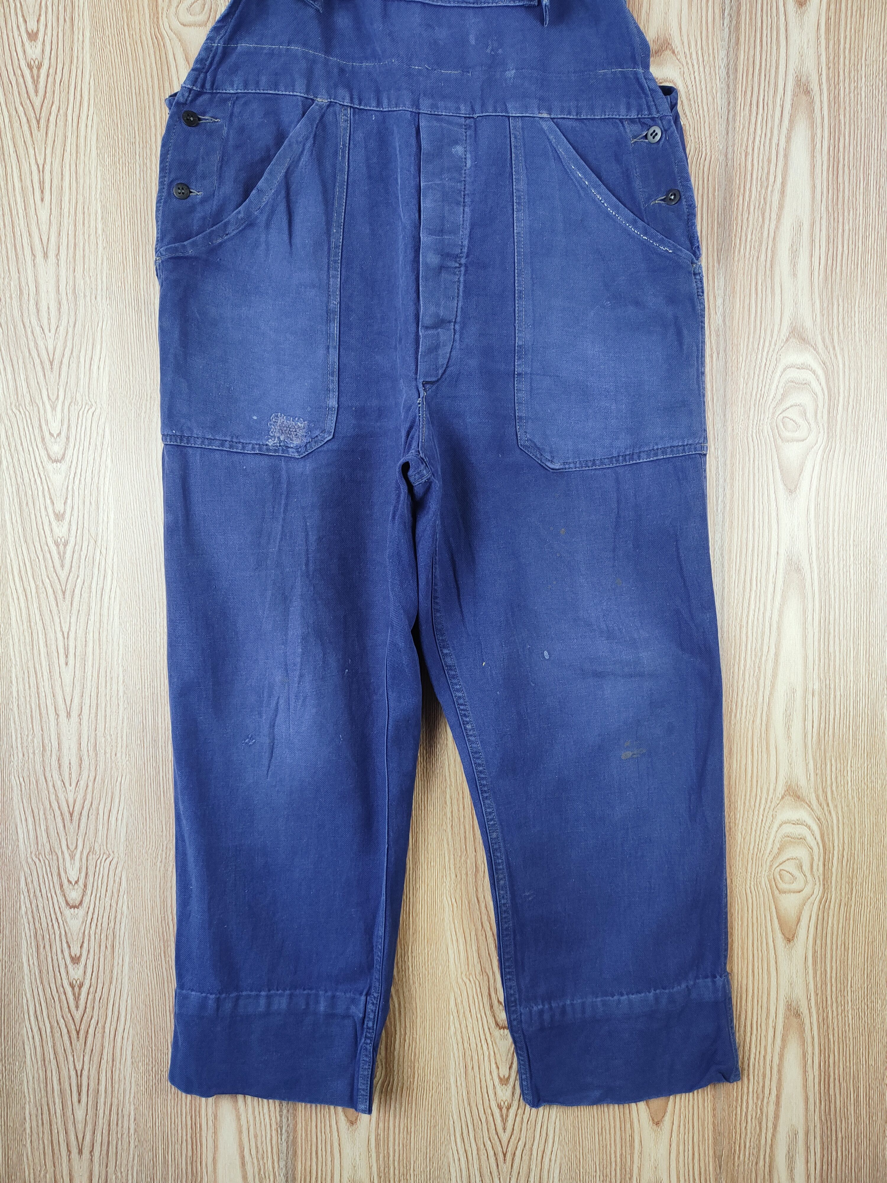 Japanese Brand Japanese Brand Blue Overalls Jumpsuits #S2734 Size US 36 / EU 52 - 3 Thumbnail