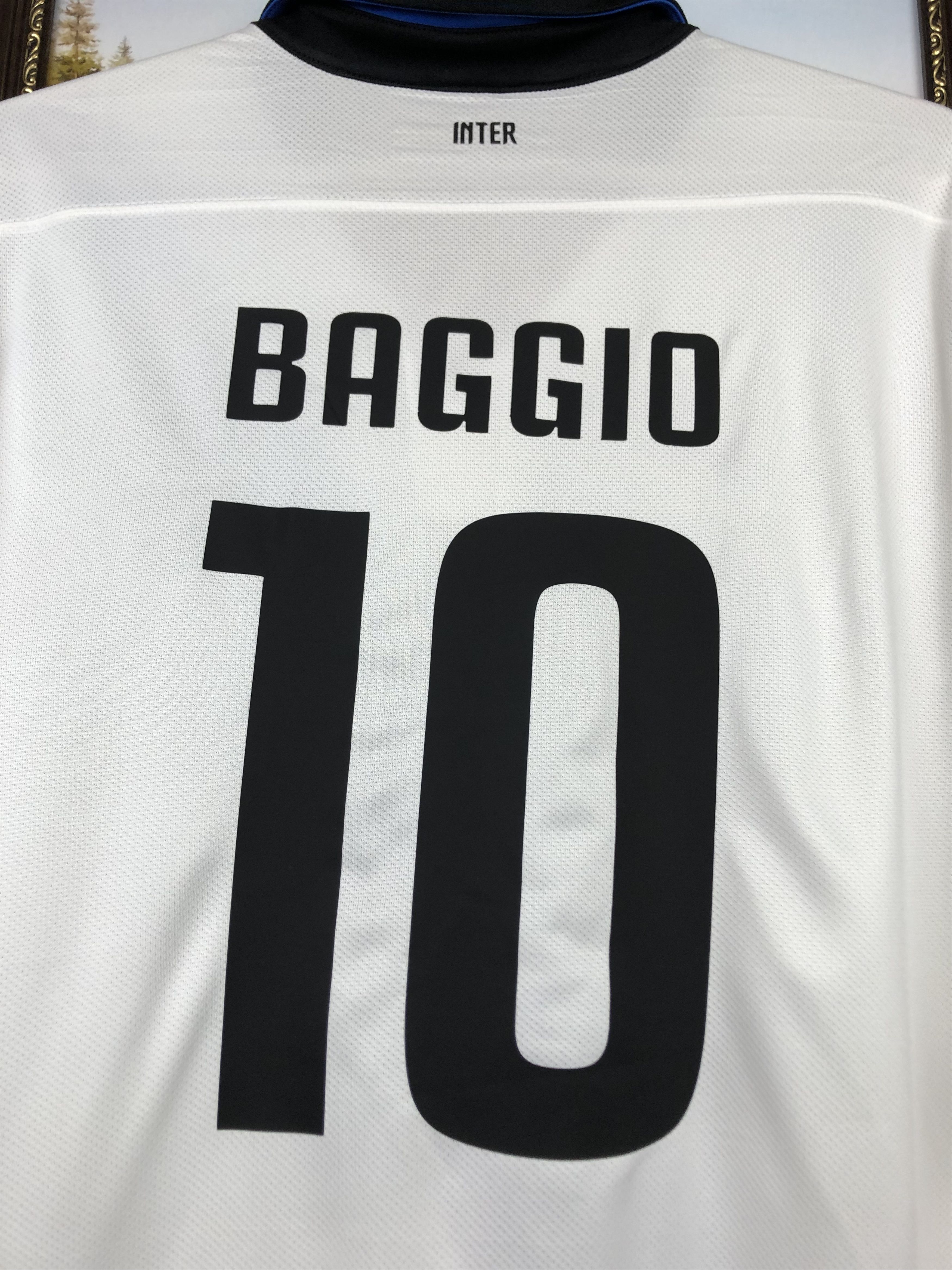 Nike Inter Milan football shirt 2011 Soccer Nike Jersey Baggio Size US M / EU 48-50 / 2 - 8 Thumbnail
