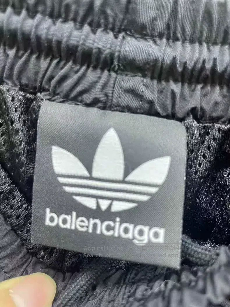 Balenciaga Balenciaga adidas Logo Striped Elastic Waist Straight Leg Size US 34 / EU 50 - 4 Thumbnail