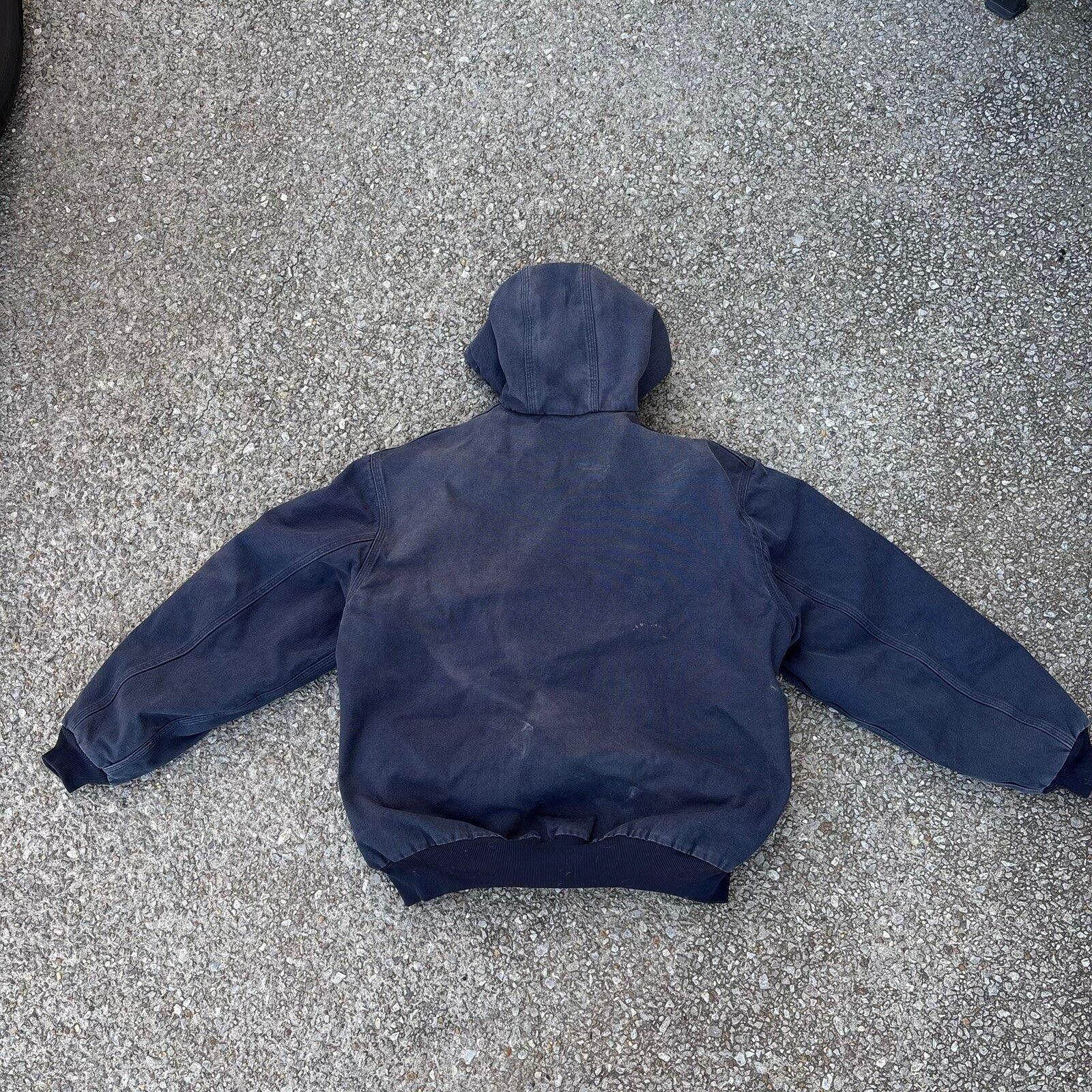 Carhartt Vintage navy carhartt workwear jacket Size US XL / EU 56 / 4 - 4 Thumbnail