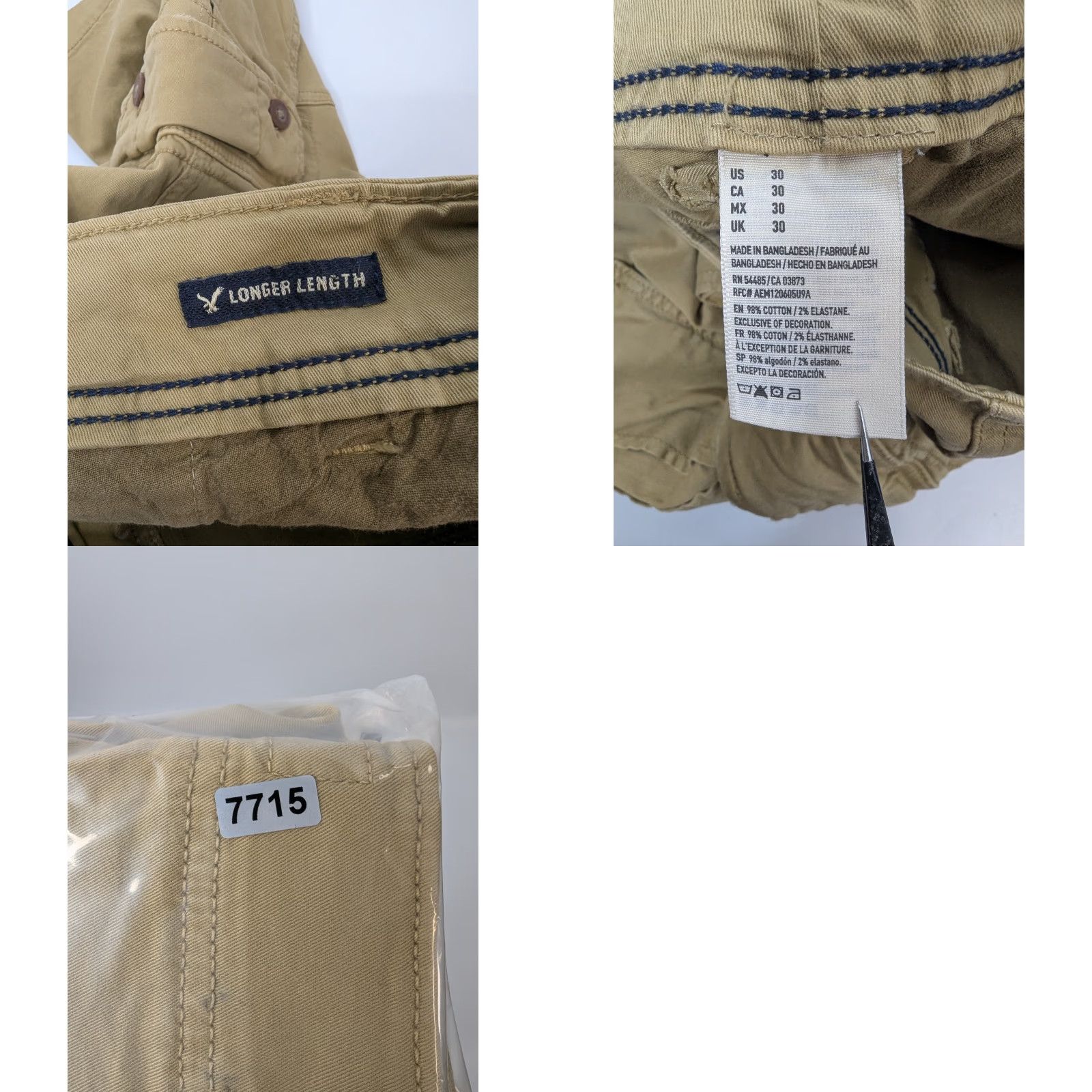 American Eagle Outfitters VINTAGE American Eagle Longer Length Cargo Shorts Size 30 Khaki Extreme Flex Outdoors Size US 30 / EU 46 - 8 Thumbnail