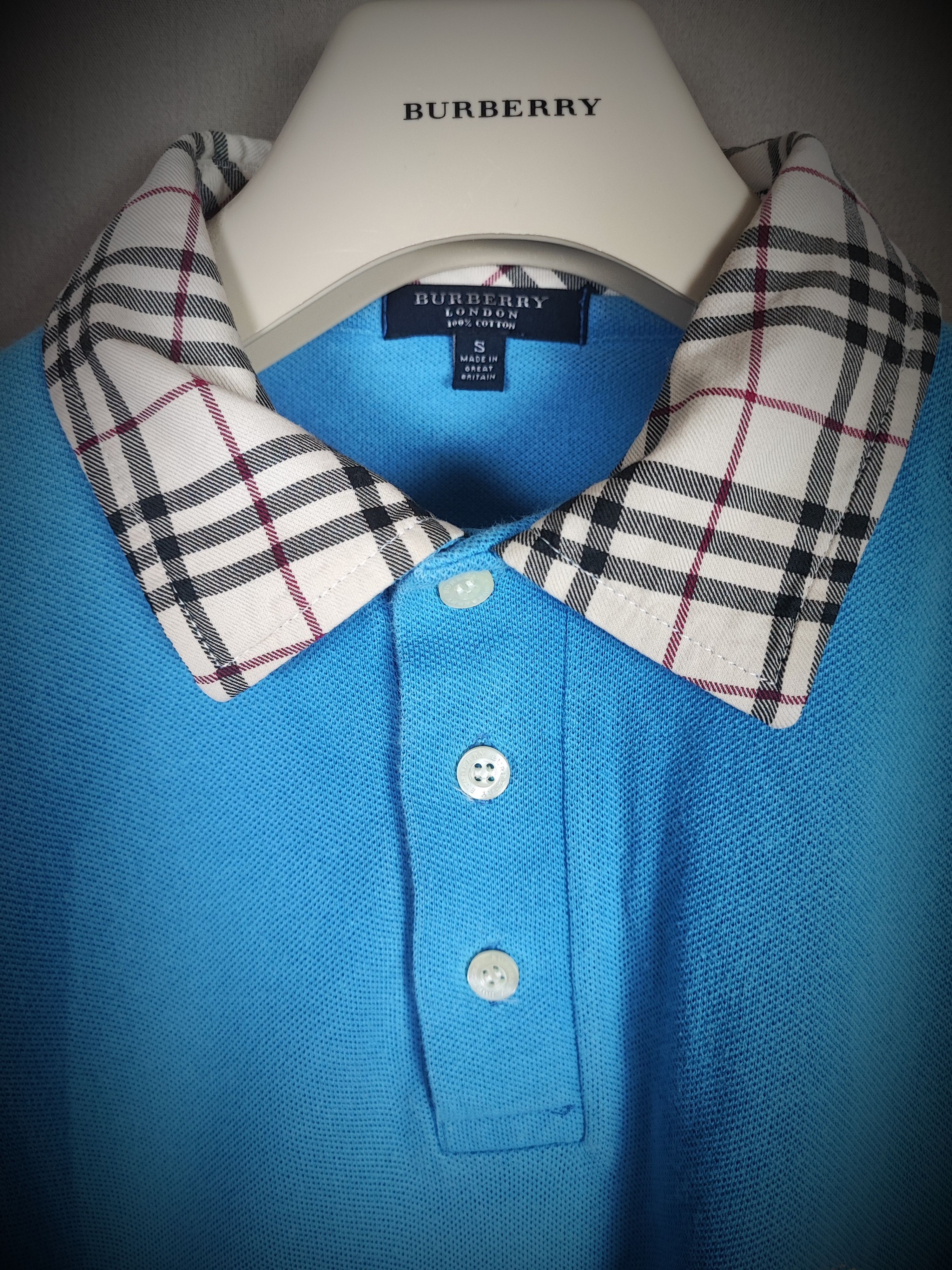 Burberry 🔥 Polo Burberry Size S blue🔥 Size US M / EU 48-50 / 2 - 1 Thumbnail