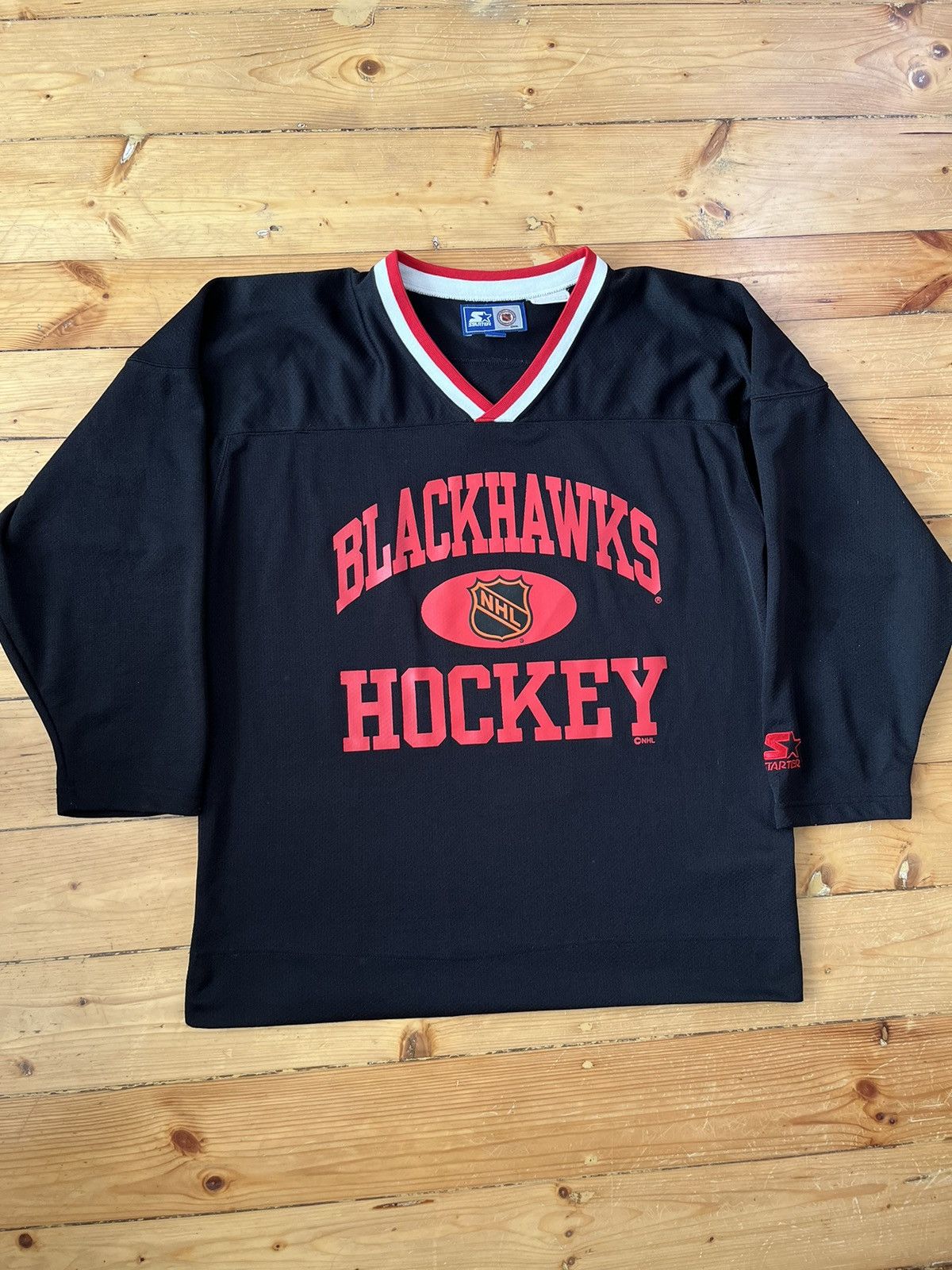 Starter Starter 80s Chicago Blackhawks legend Chris Chelios jersey Size US M / EU 48-50 / 2 - 3 Thumbnail