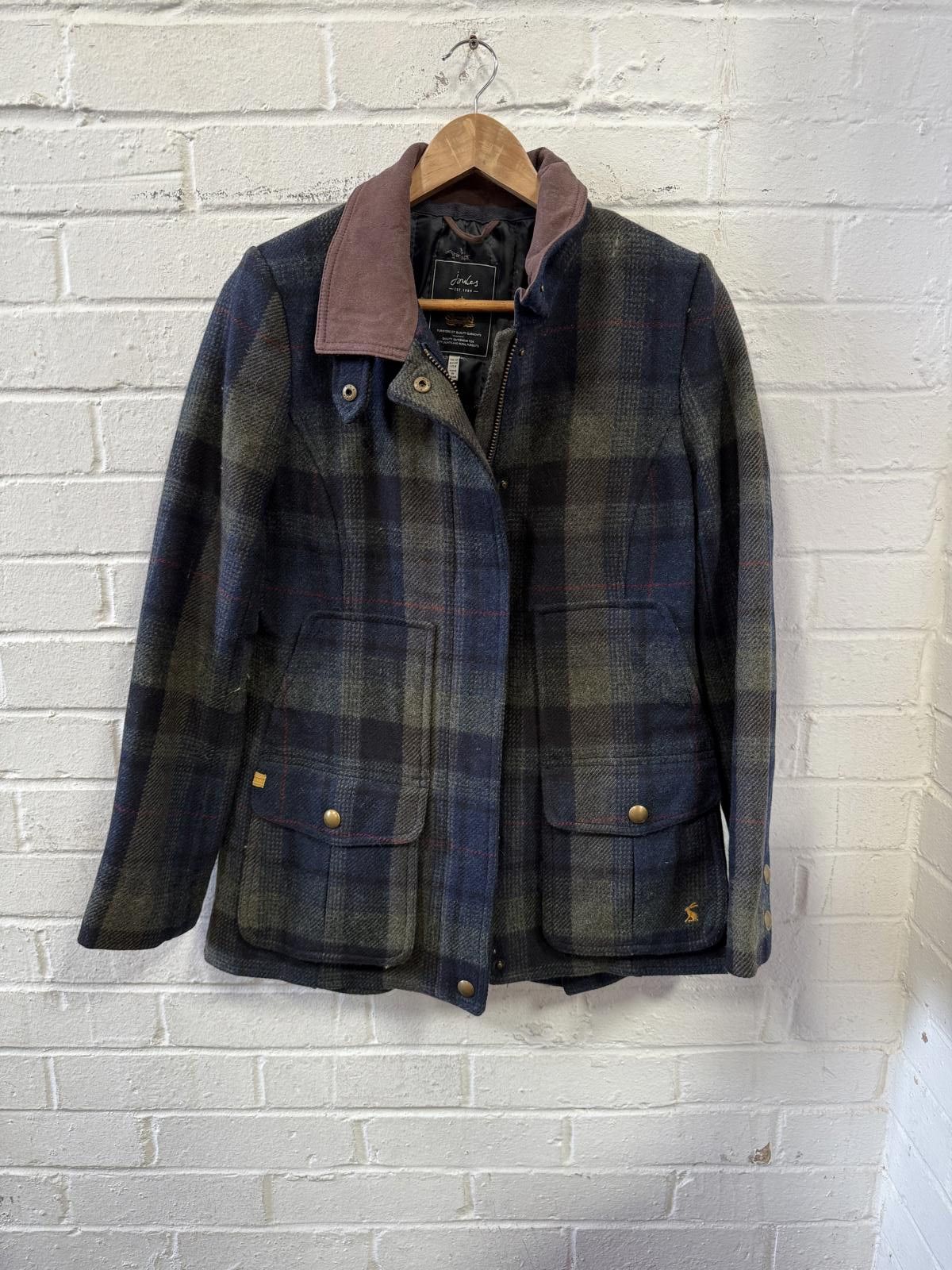 Designer Joules Women's Plaid Utility Jacket Size M / US 6-8 / IT 42-44 - 1 Thumbnail