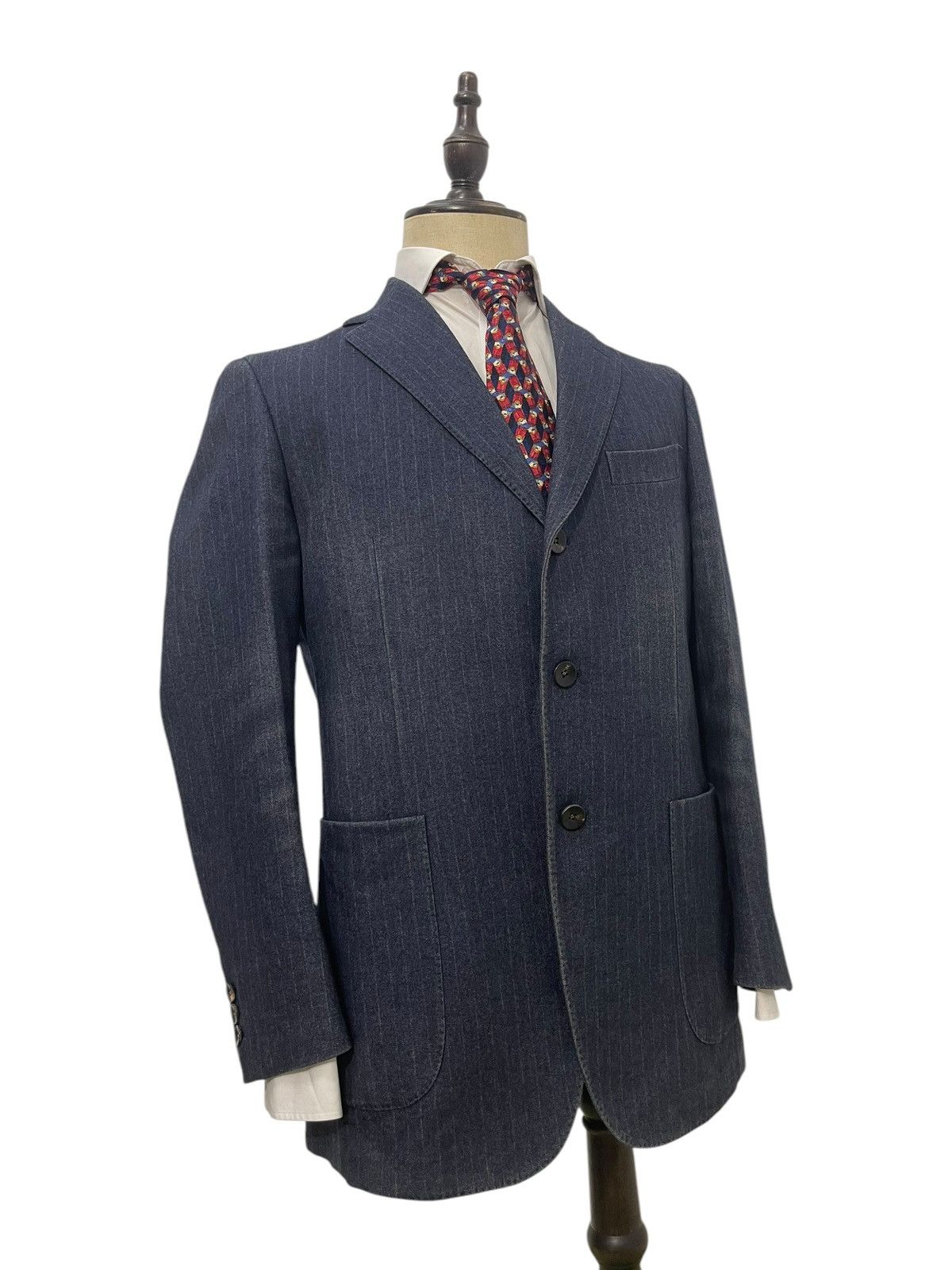 Boglioli Chore Jacket Boglioli Italy Wool Faded Striped 6🟩7 Size US M / EU 48-50 / 2 - 1 Thumbnail