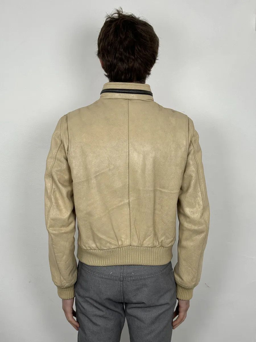 Dries Van Noten Dries Van Noten Beige Premium Leather Jacket Size US S / EU 44-46 / 1 - 4 Thumbnail