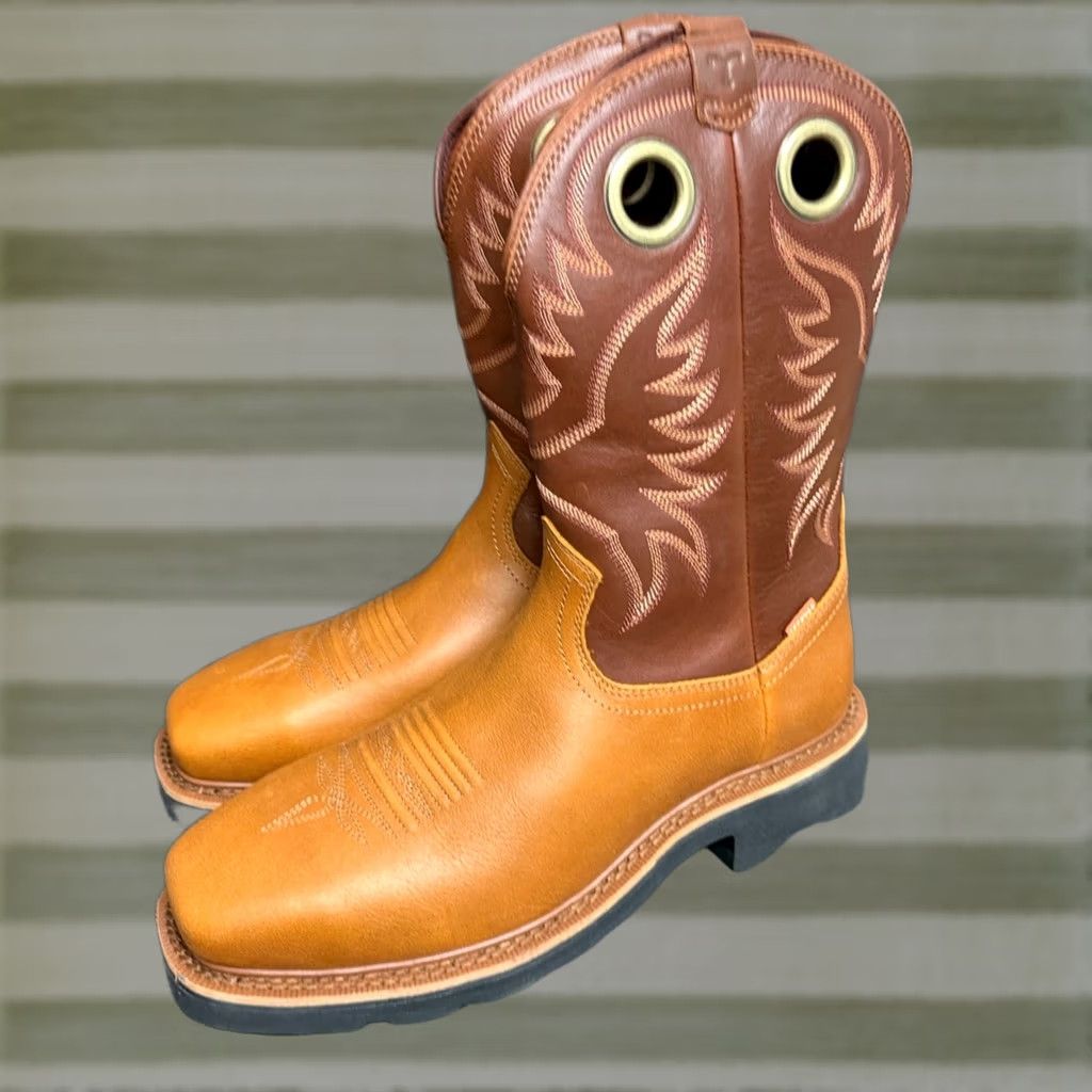 Tecovas NEW Tecovas LongHaul Waterproof Square Composite Toe Work Boots SIZE 9.5D Size US 10 / EU 43 - 1 Thumbnail
