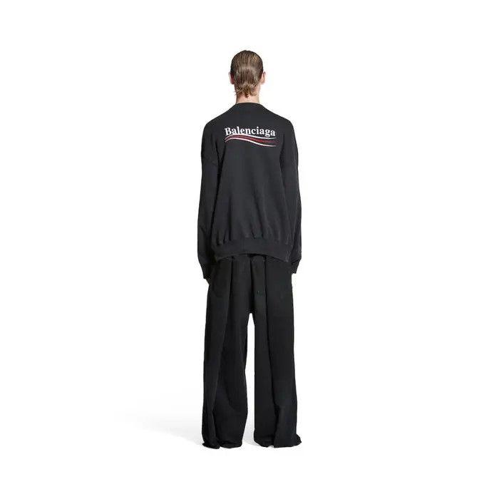 Balenciaga o1tr1nto0326 Political Campaign Hybrid Sweater in Black Size US S / EU 44-46 / 1 - 4 Thumbnail