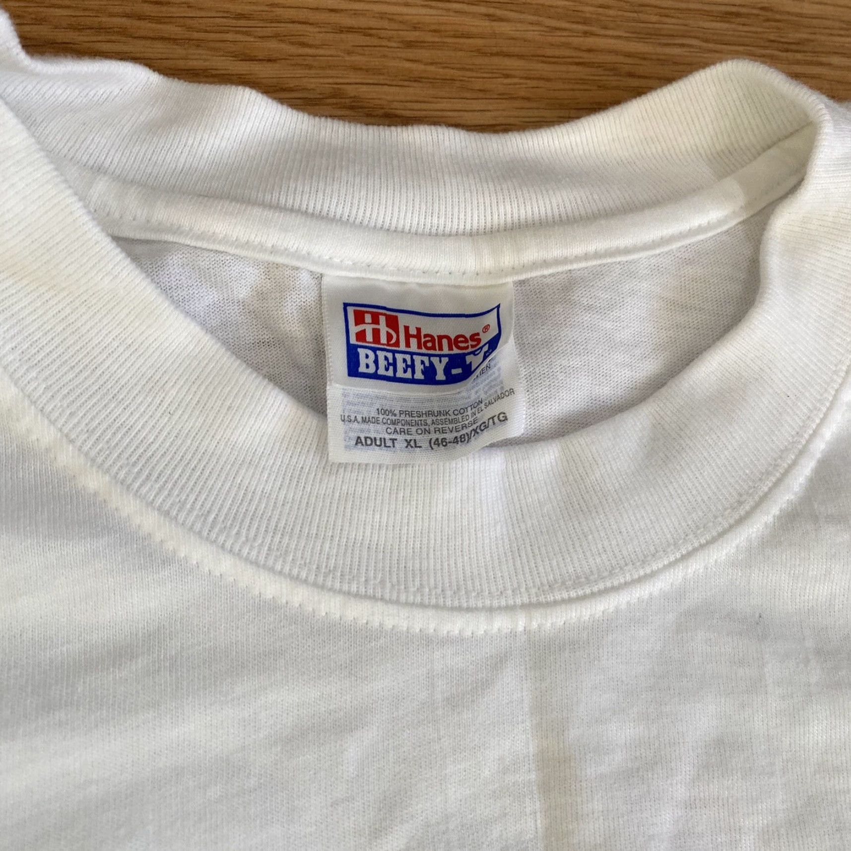 Hanes VINTAGE 2000 A Force More Powerful Movie Promo Shirt Hanes VTG White T-Shirt XL Men Crew Neck Short Sleeve 90s Retro Size US XL / EU 56 / 4 - 2 Thumbnail