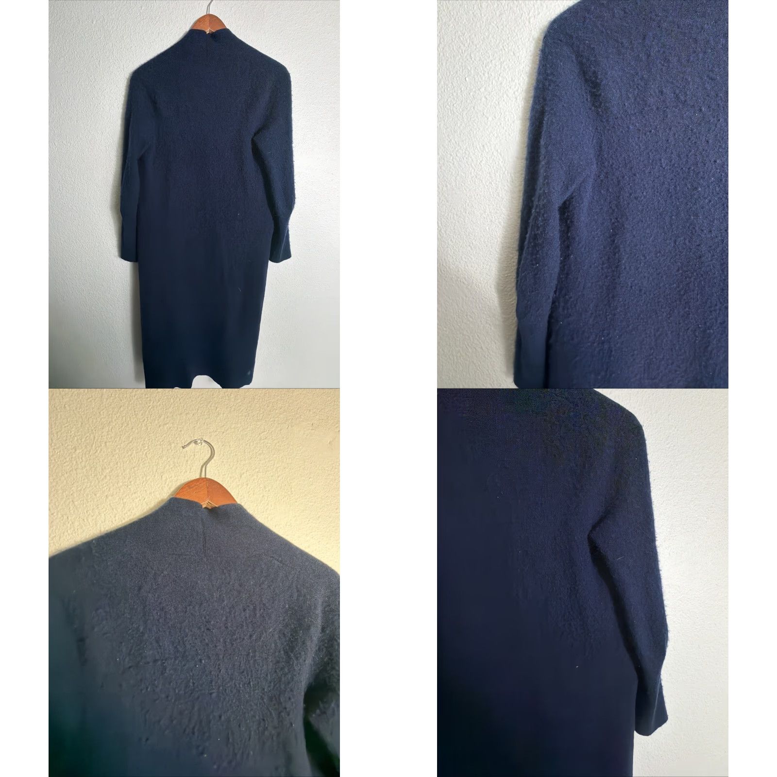 Banana Republic VINTAGE Banana Republic Todd Duncan Cashmere Scottish Navy Blue Cardigan Womens XS Size XS / US 0-2 / IT 36-38 - 9 Thumbnail