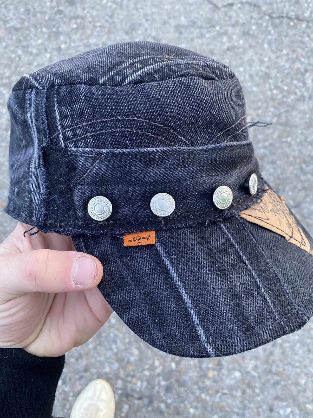 Hysteric Glamour Patchwork reworked Levi’s hat cap hystericglamour style Size ONE SIZE - 4 Thumbnail