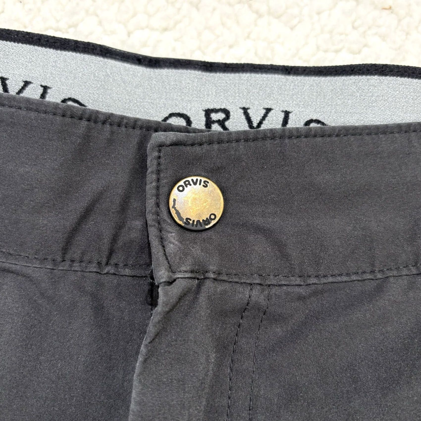 Orvis Orvis Cargo Shorts Mens 38 Black 9" Tech Outdoor Stretch Casual Workwear Size US 38 / EU 54 - 2 Thumbnail