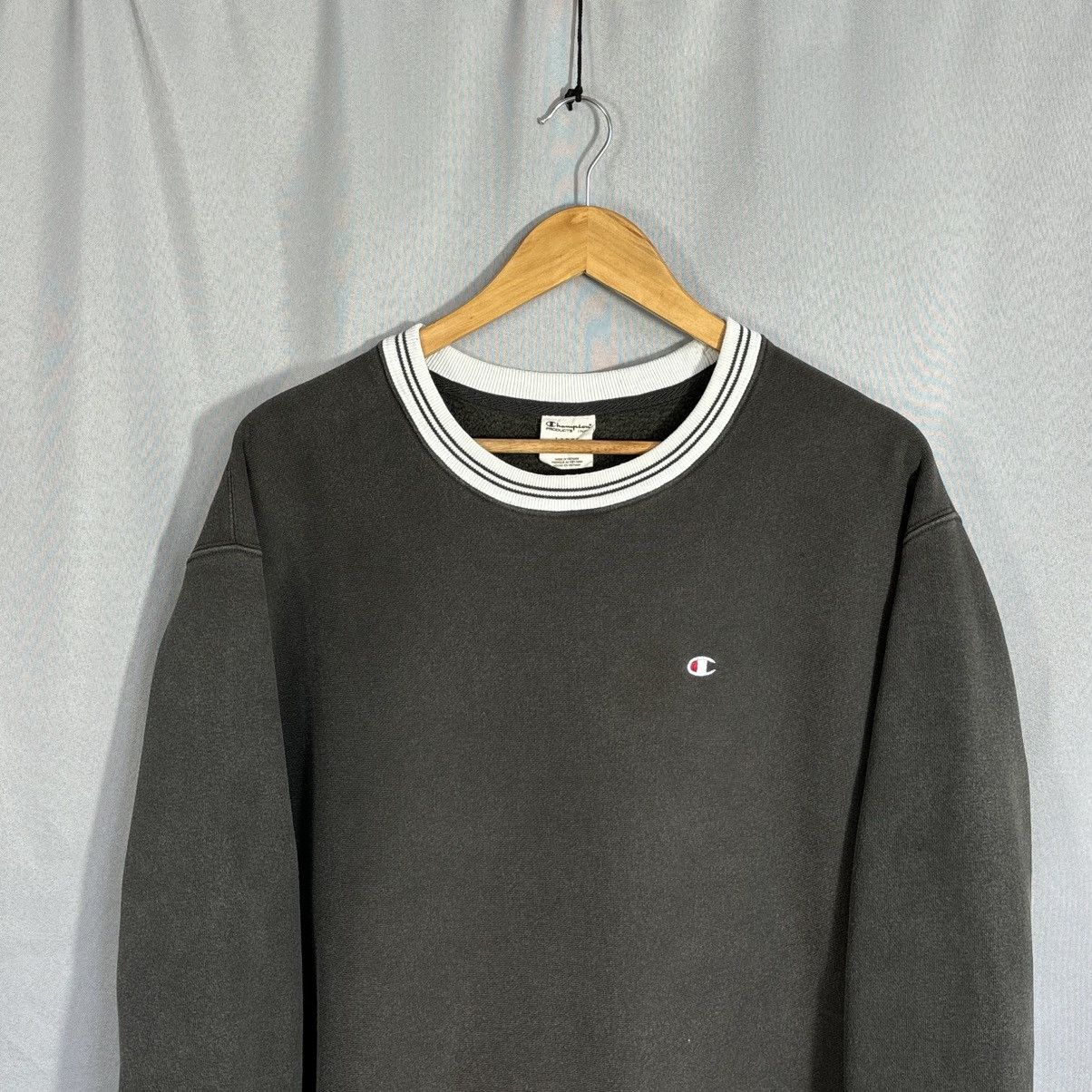 Champion Champion vintage sweatshirt grey large rare streetwear Size US L / EU 52-54 / 3 - 3 Thumbnail