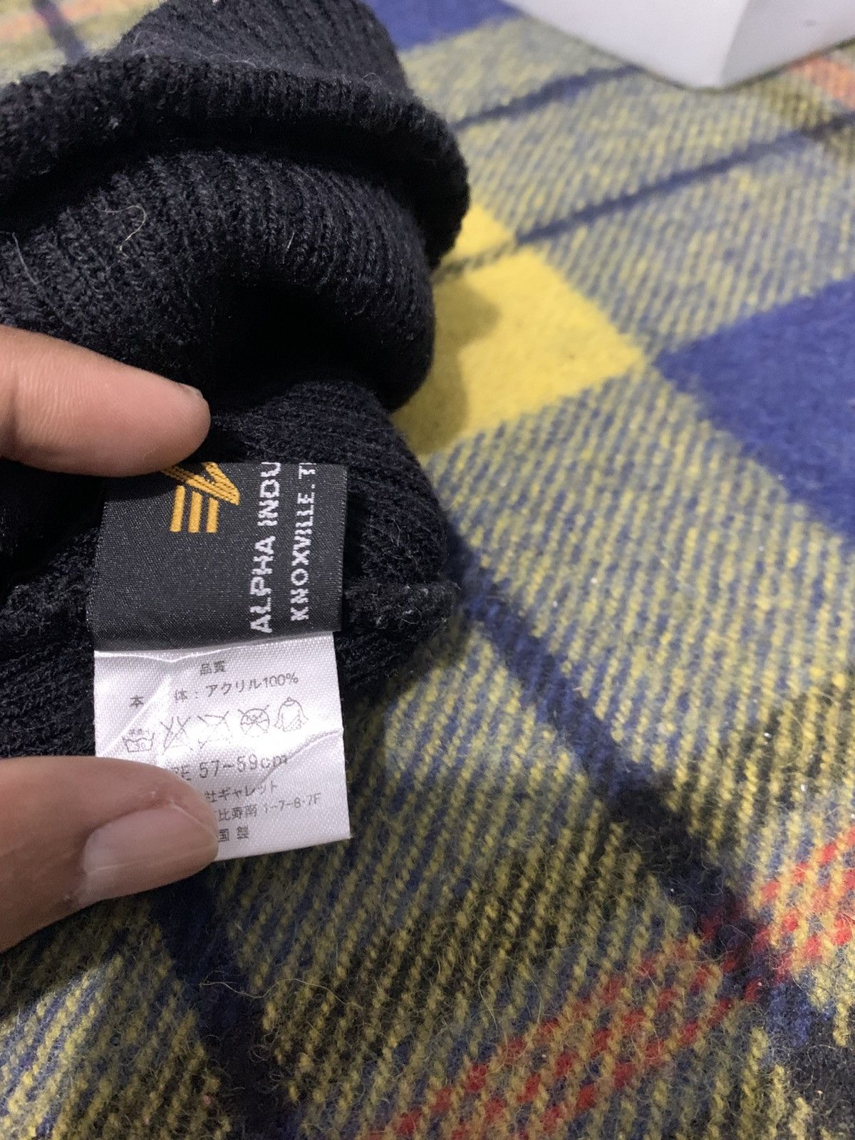 Japanese Brand U.s.a.f alpha industries beanie hats rare Size ONE SIZE - 5 Thumbnail