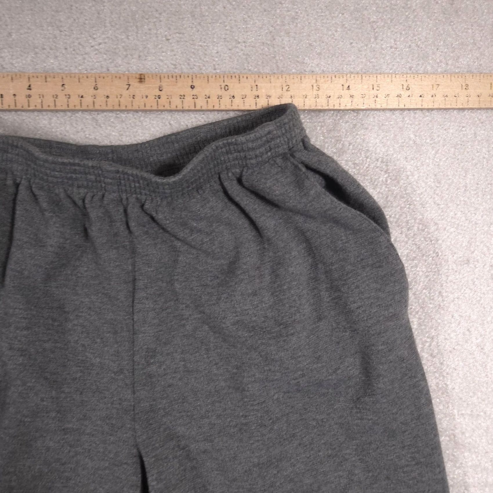 Vintage Alfred Dunner Sweatpants Womens 12 Gray Knit Elastic Waist Pockets Straight Leg Regular Inseam 25.5 in Mens Womens Girls? Size 34" / US 12 / IT 48 - 7 Thumbnail