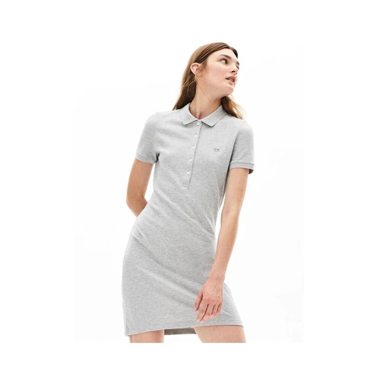 Lacoste New Lacoste Womens Dark Gray Pique Polo Mini Dress US Small |  Grailed