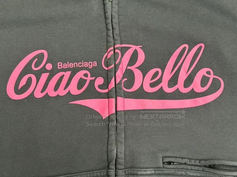 Balenciaga Balenciaga Alphabet Printed Hooded Zip Long Sleeve Jacket Size US XS / EU 42 / 0 - 3 Thumbnail