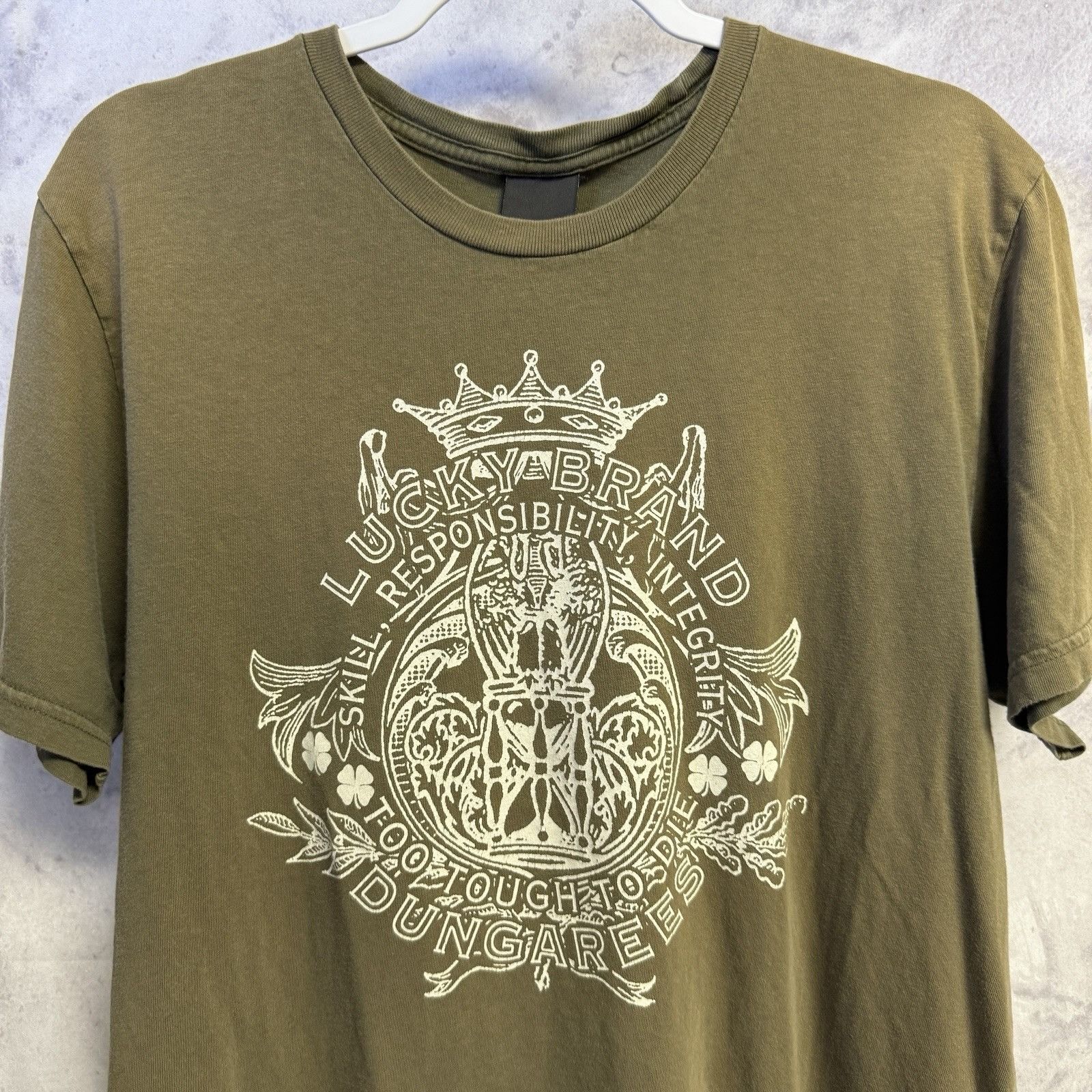 Lucky Brand Lucky Brand Dungarees T Shirt Short Sleeve Mens L 22x27 Size US L / EU 52-54 / 3 - 3 Thumbnail