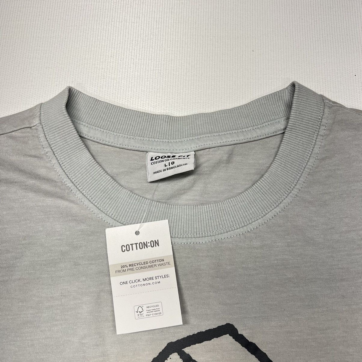 Cotton On Cotton On Recycle Tee Shirt Grey Loose Fit Bondi Earth Size US L / EU 52-54 / 3 - 6 Thumbnail