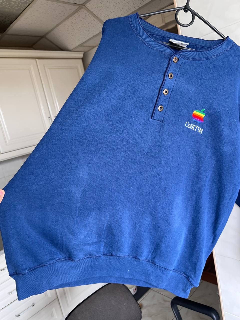 Apple Vintage 98 Apple Computer Sweatshirt Crewneck Macintosh USA Size US L / EU 52-54 / 3 - 8 Thumbnail