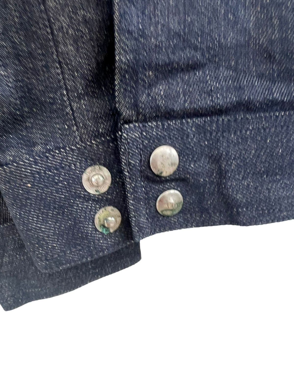 Vintage Vintage YOSHISEI Sports Wear "Colosseum" Hybrid Denim Jacket Size US M / EU 48-50 / 2 - 18 Thumbnail