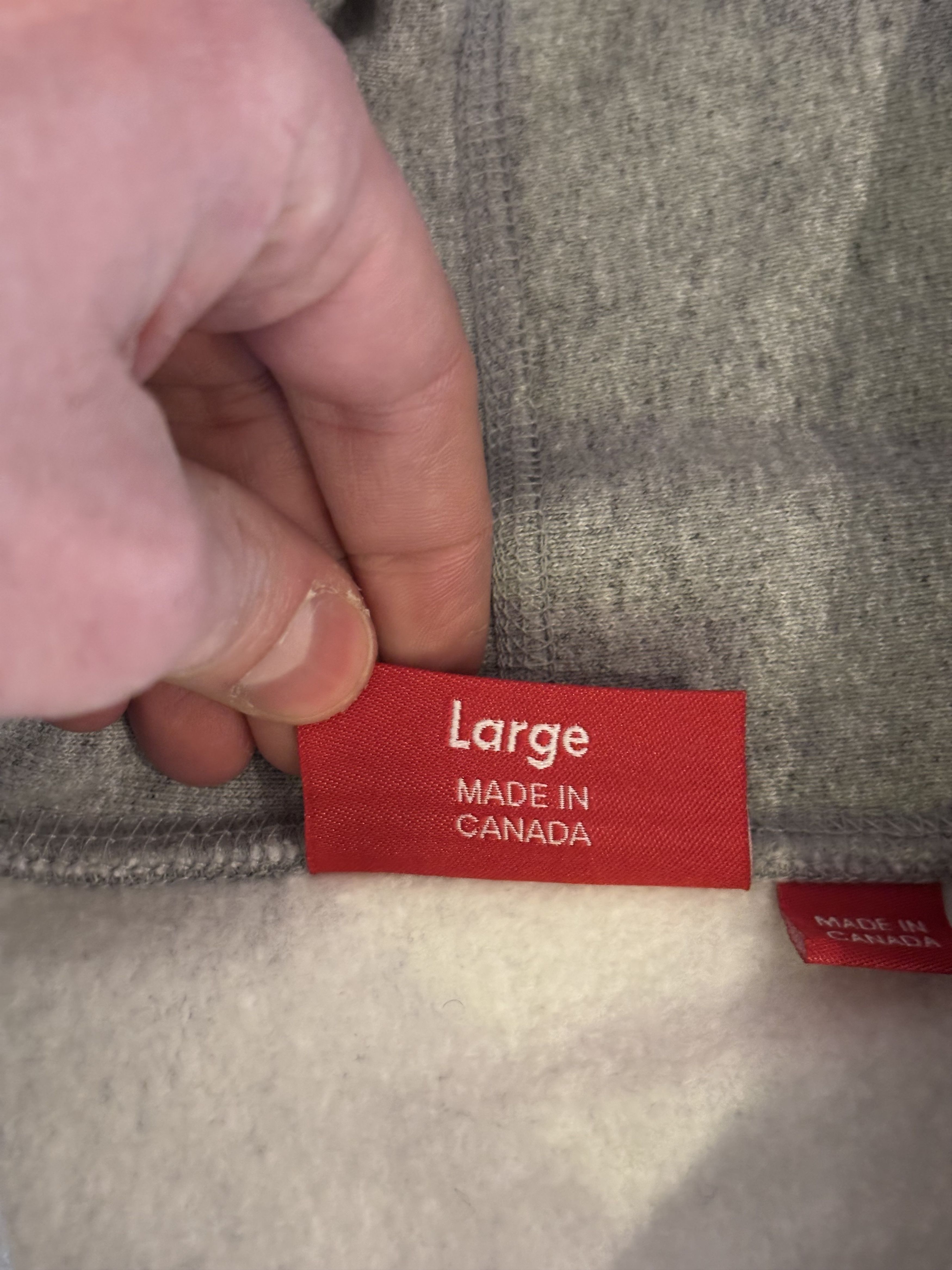 Supreme Sweat à capuche Supreme gris logo orange en tbe Size US L / EU 52-54 / 3 - 10 Thumbnail