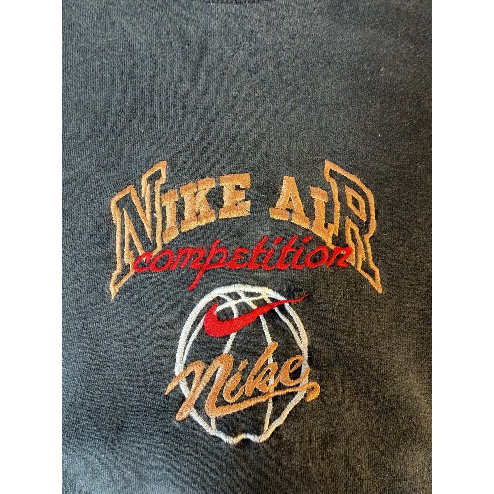 Nike Vintage 80s Nike Air Sweatshirt XL Made USA Embroidered Size US XL / EU 56 / 4 - 4 Thumbnail